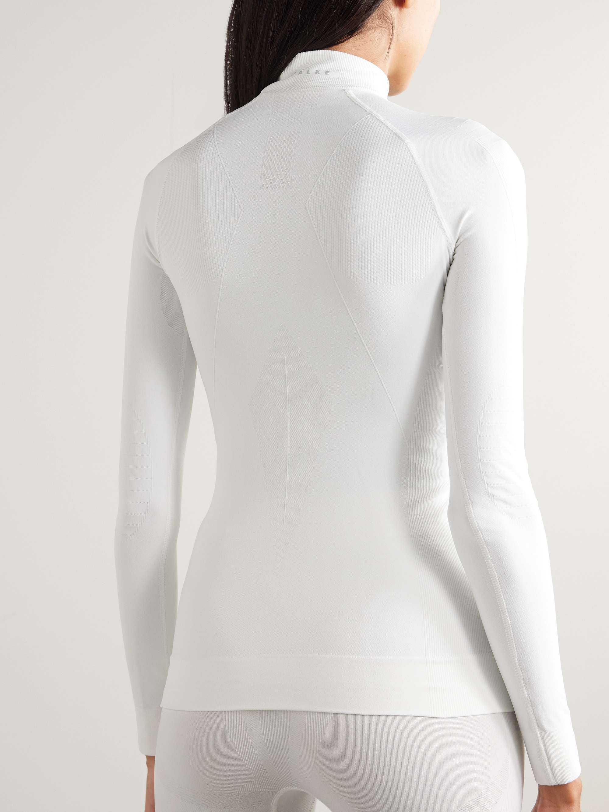 Maximum Warm stretch-jersey turtleneck top view