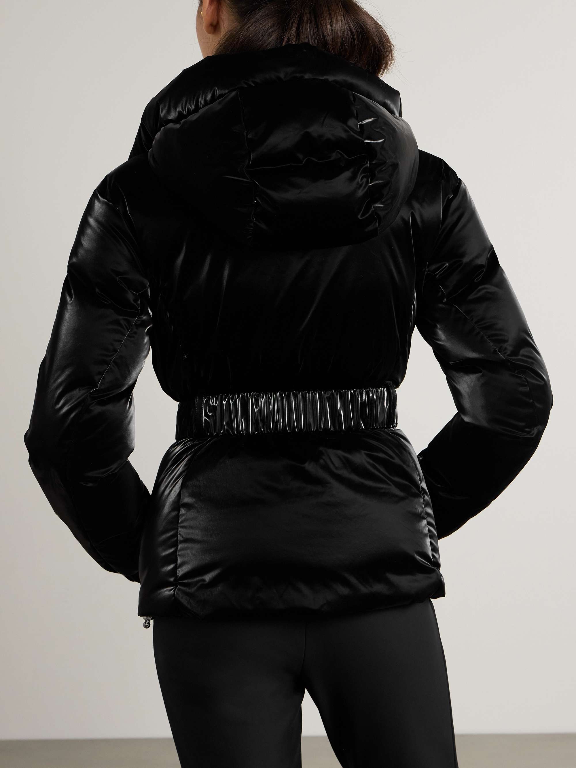 Candice belted quilted down ski jacket view