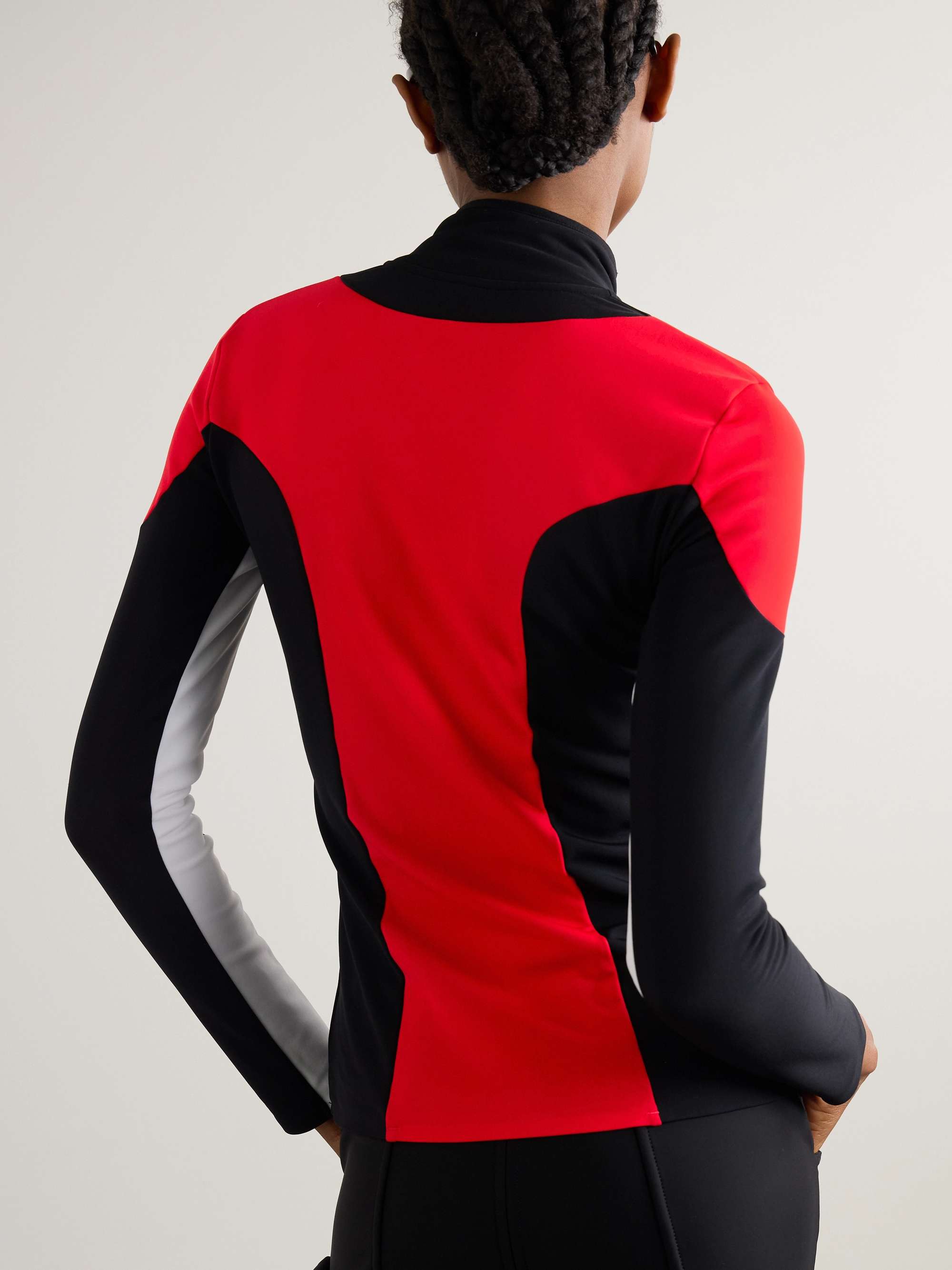 Printed stretch-jersey base layer view