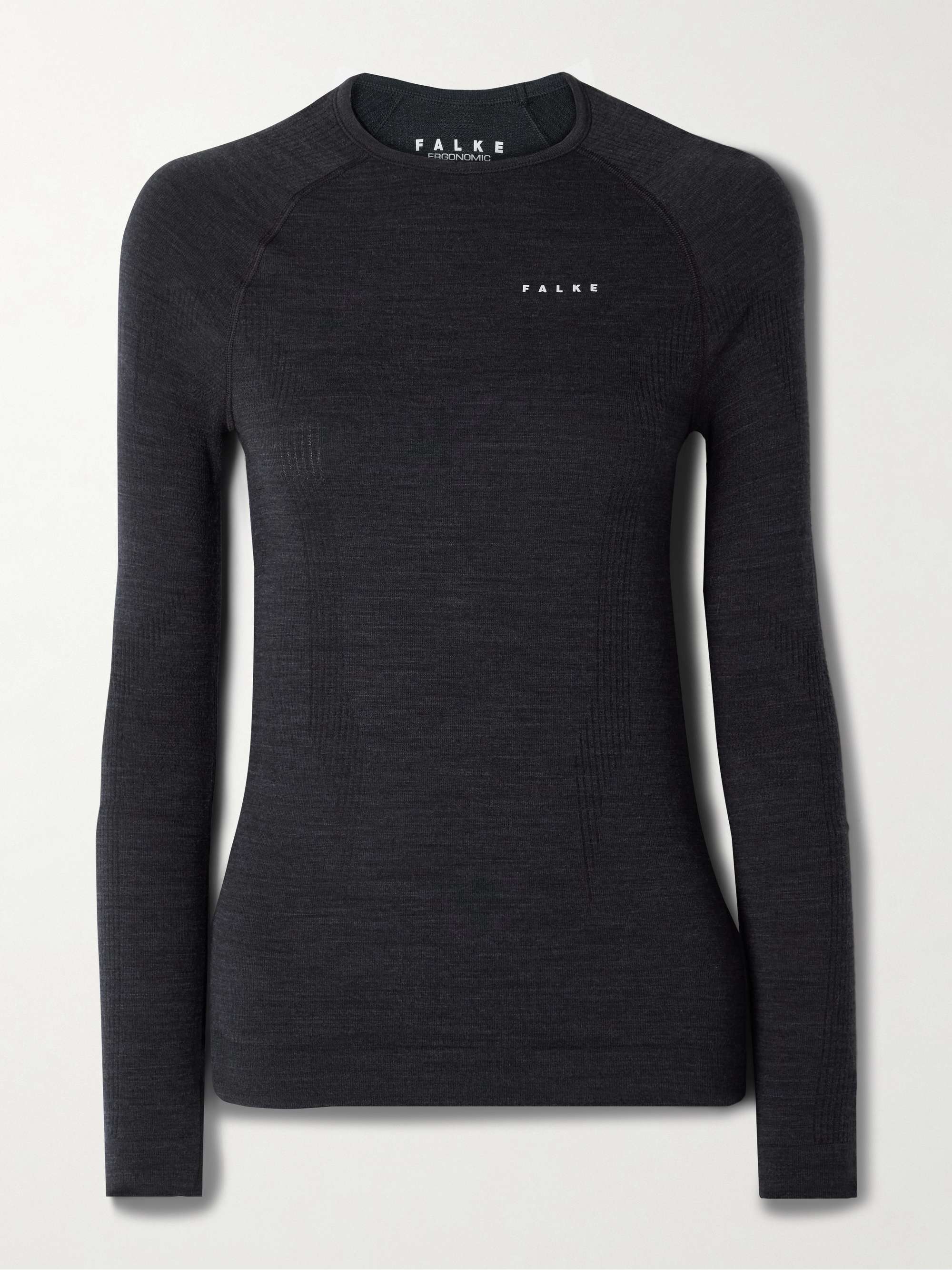 Wool-blend top view
