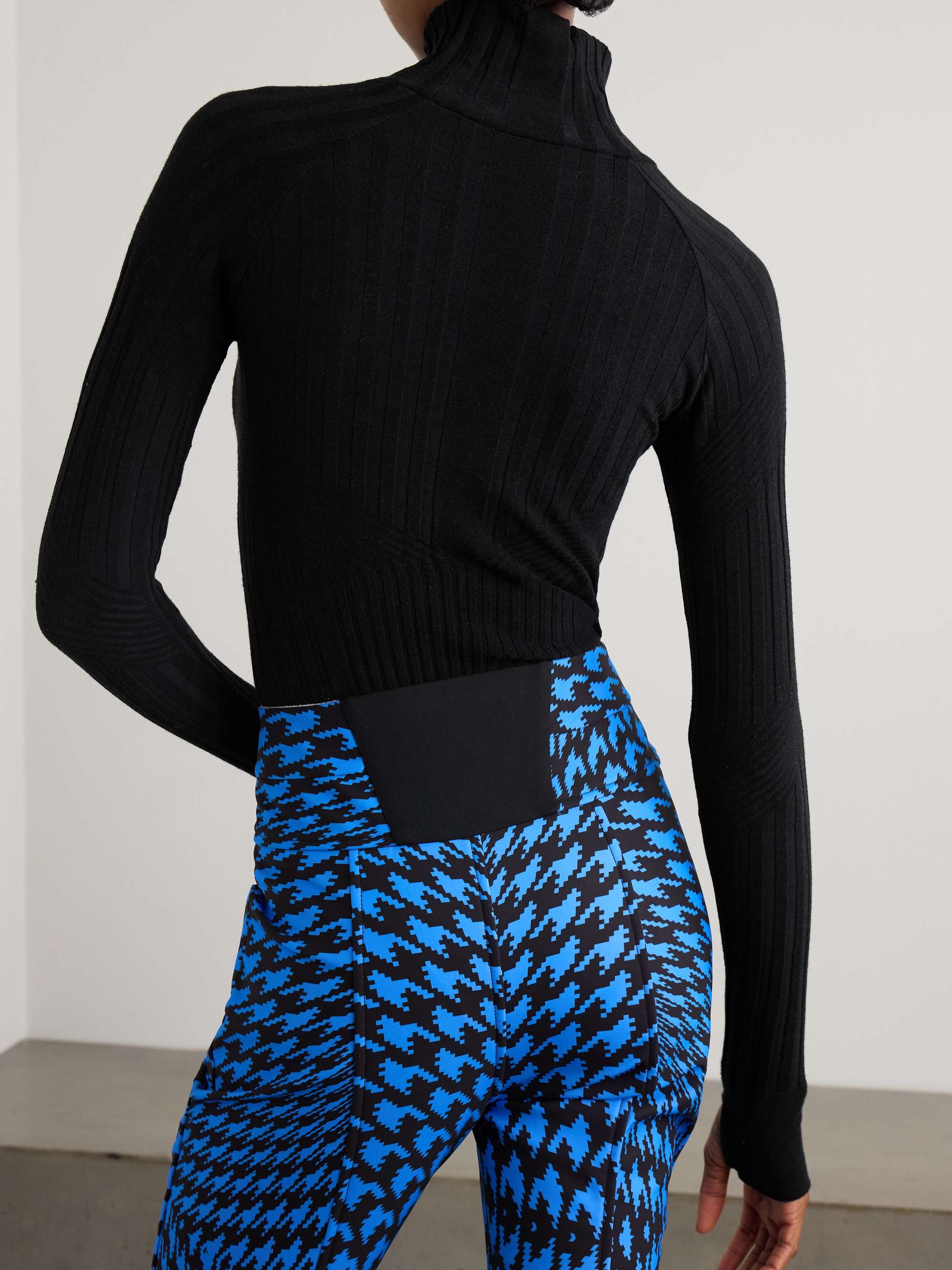 Ribbed stretch-knit bodysuit view