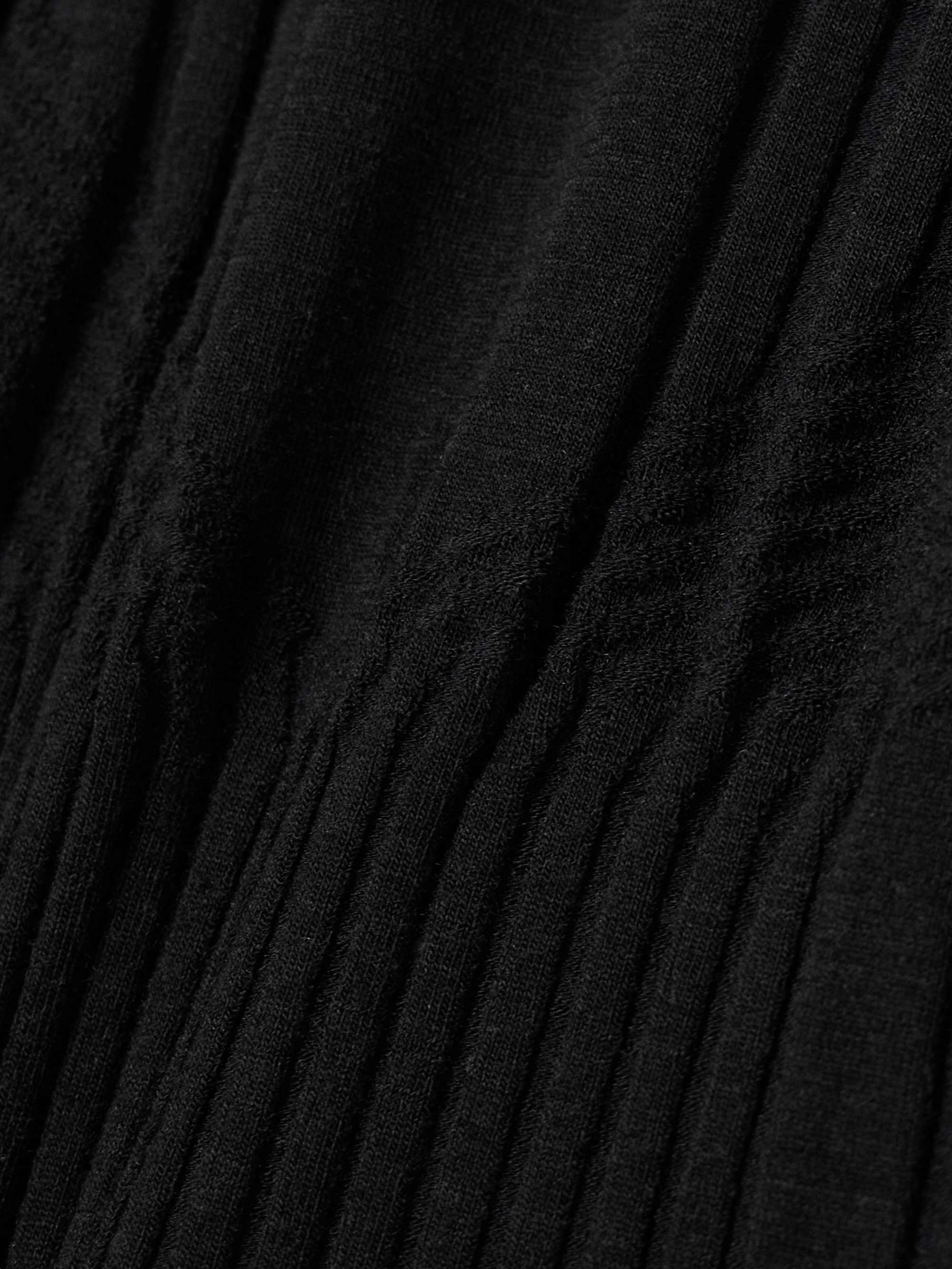 Ribbed stretch-knit bodysuit view