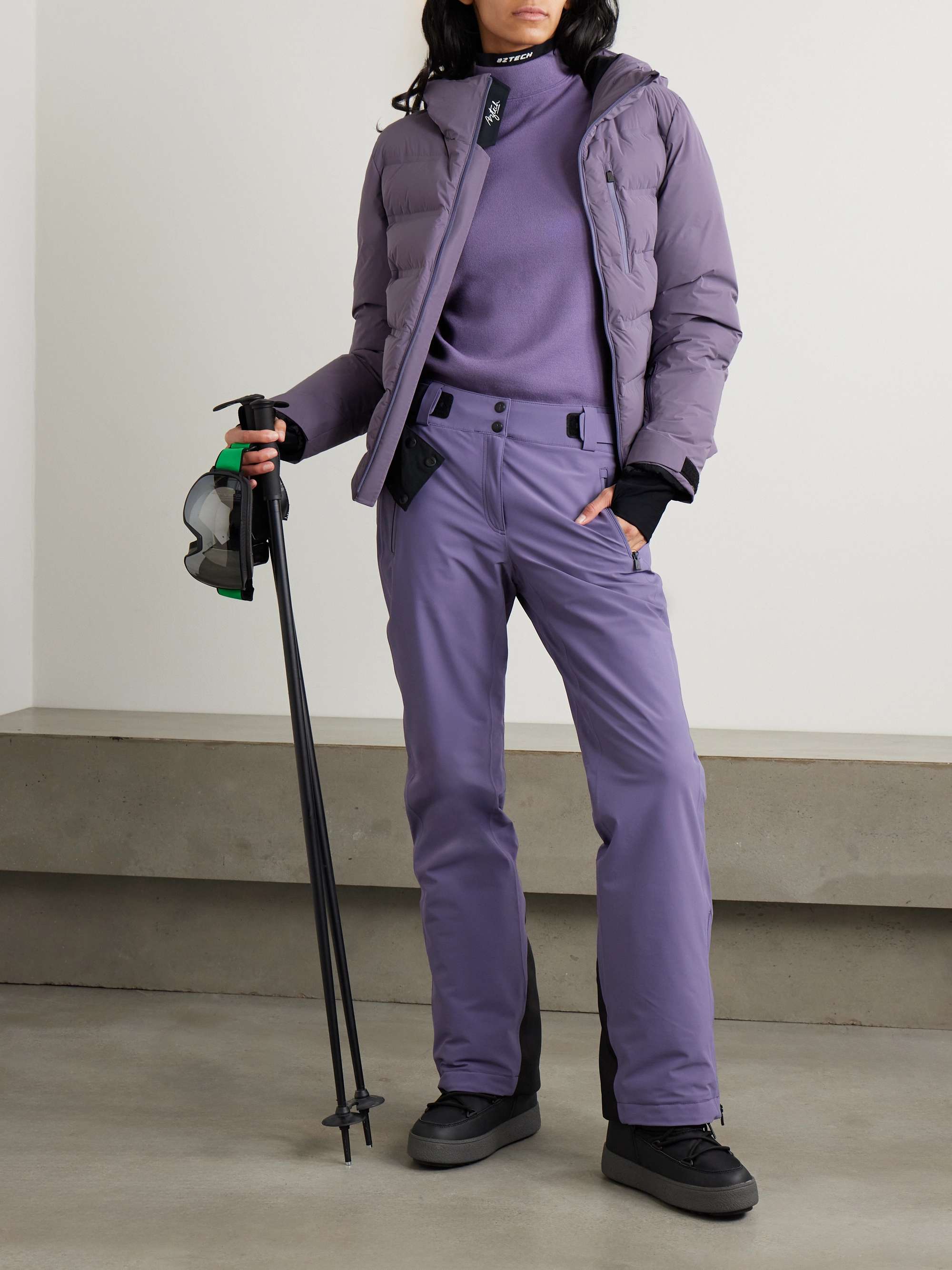 Nuke hooded down ski jacket view