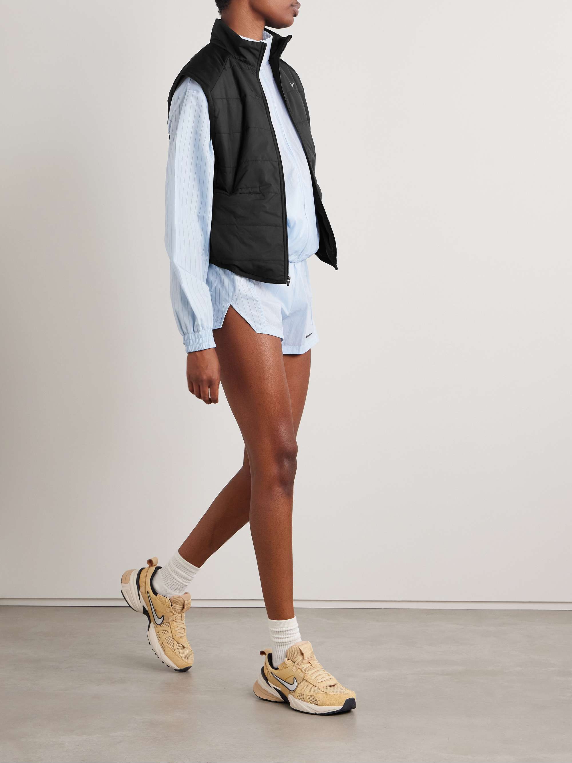 Swift quilted Therma-FIT turtleneck vest view