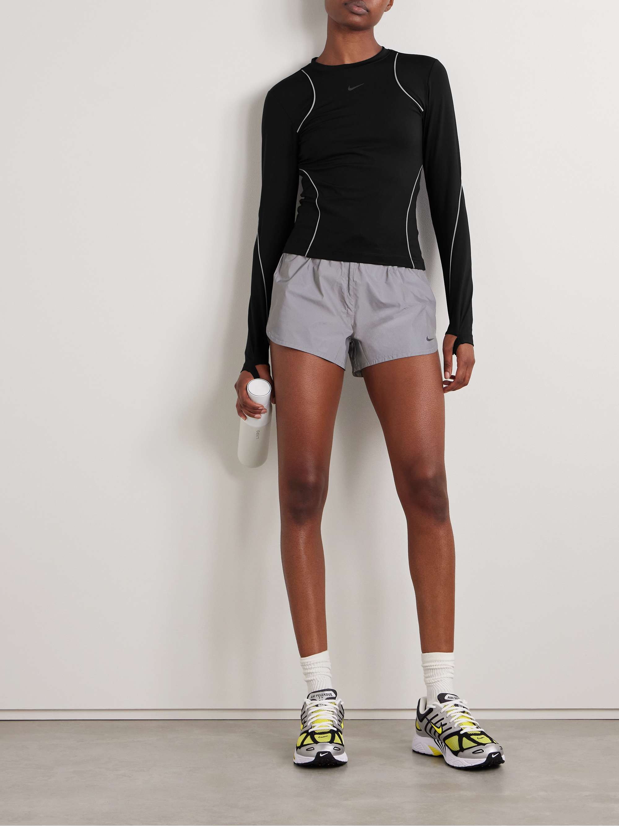 Reflective piped Dri-FIT top view