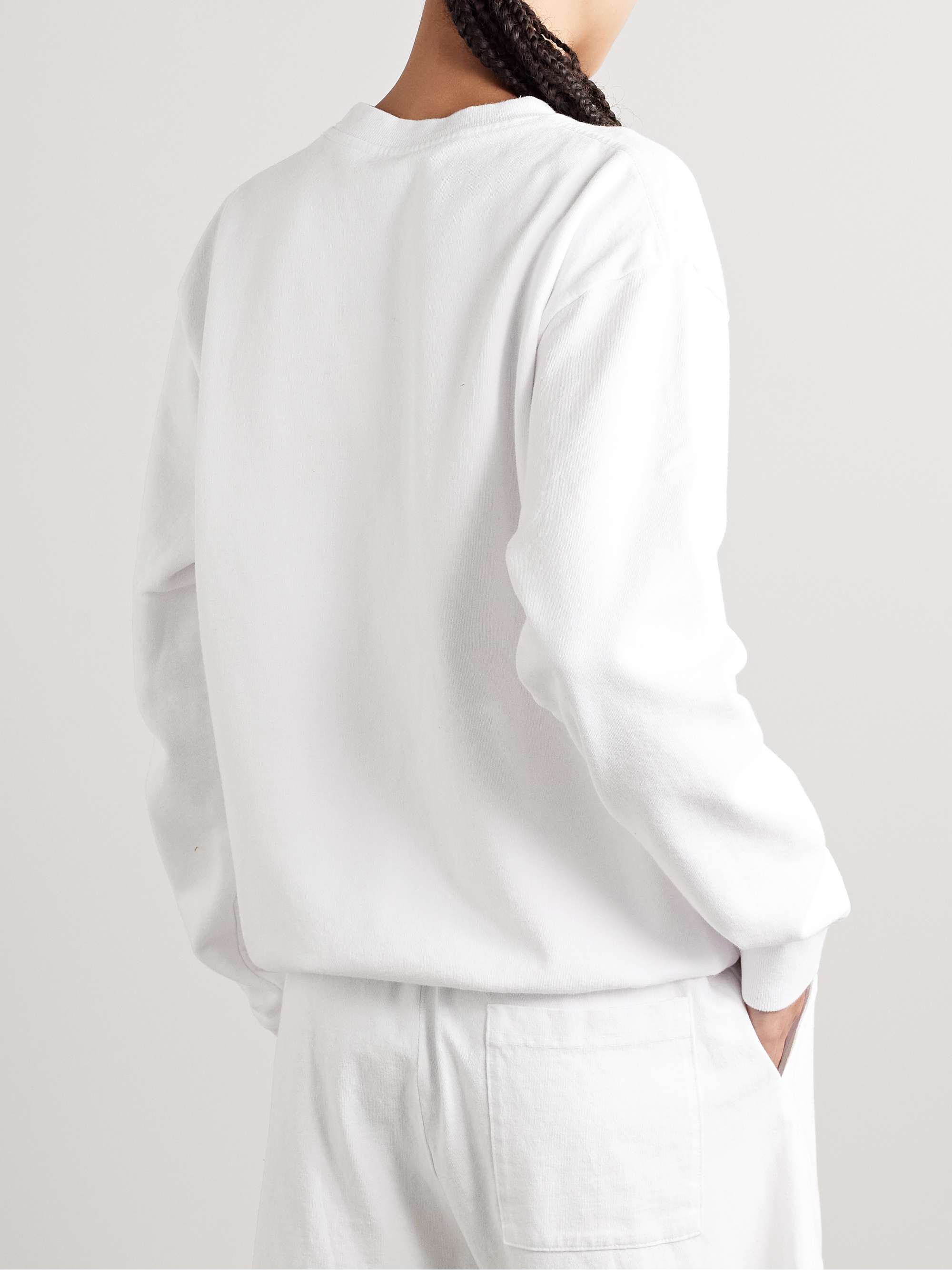 + adidas Originals printed cotton-jersey sweatshirt view