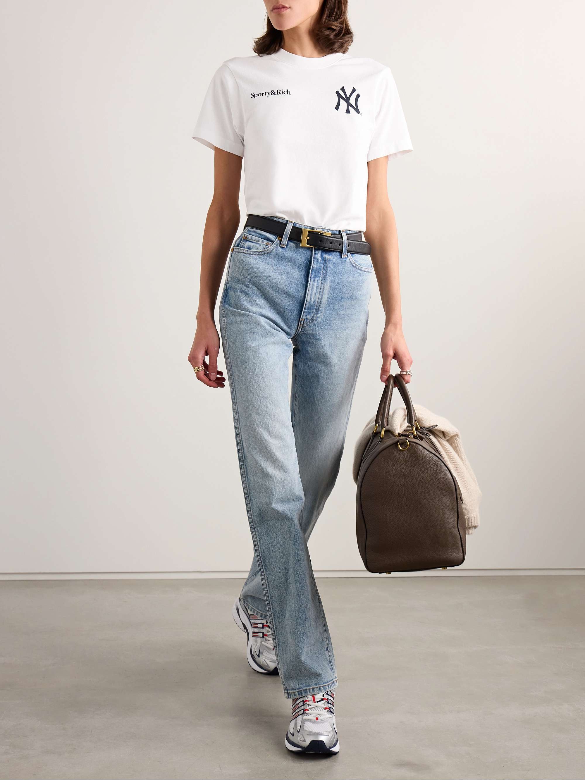 + '47 & The New York Yankees Champions printed cotton-jersey T-shirt view