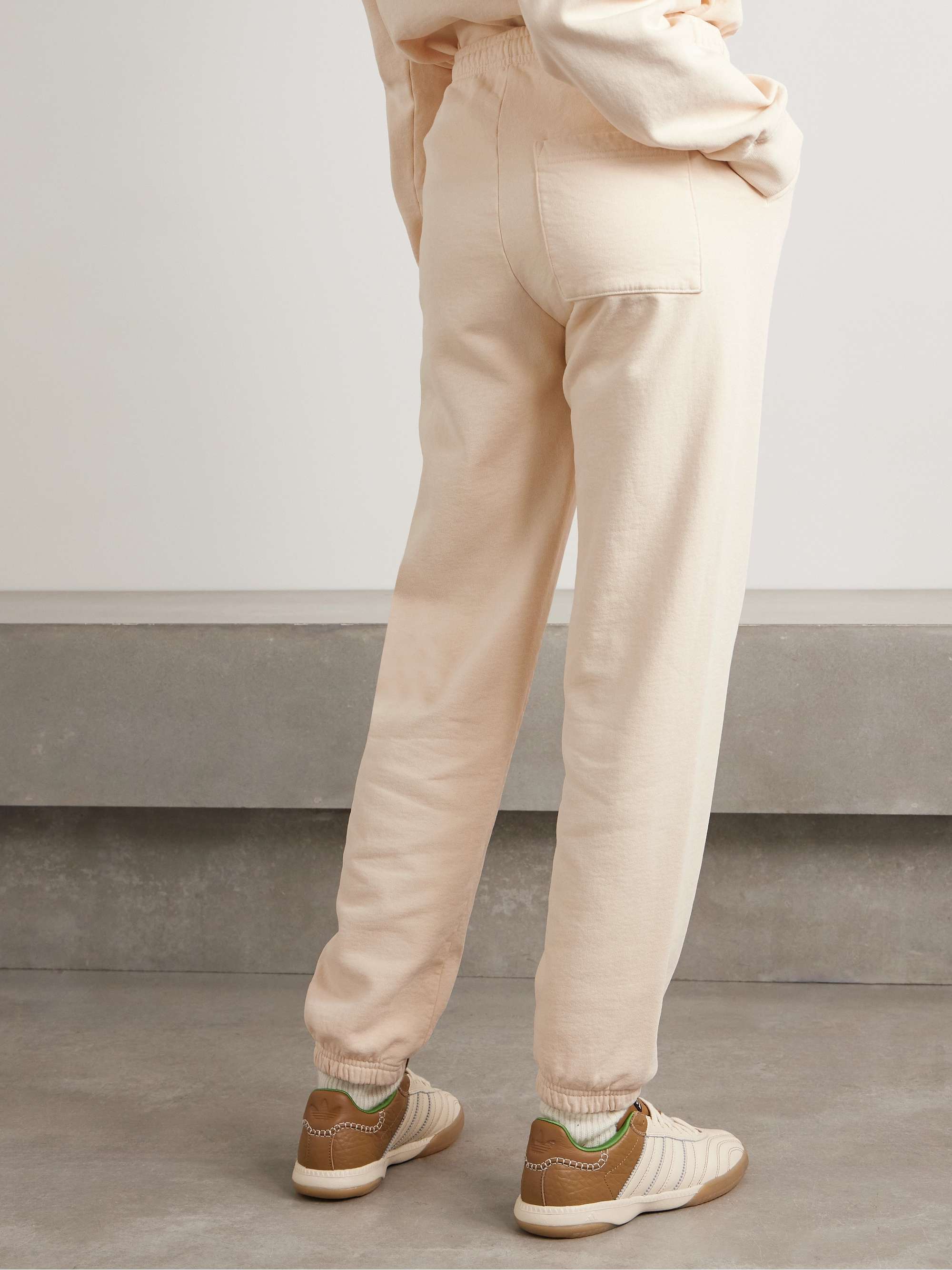 Fitness World printed tapered cotton-jersey track pants view