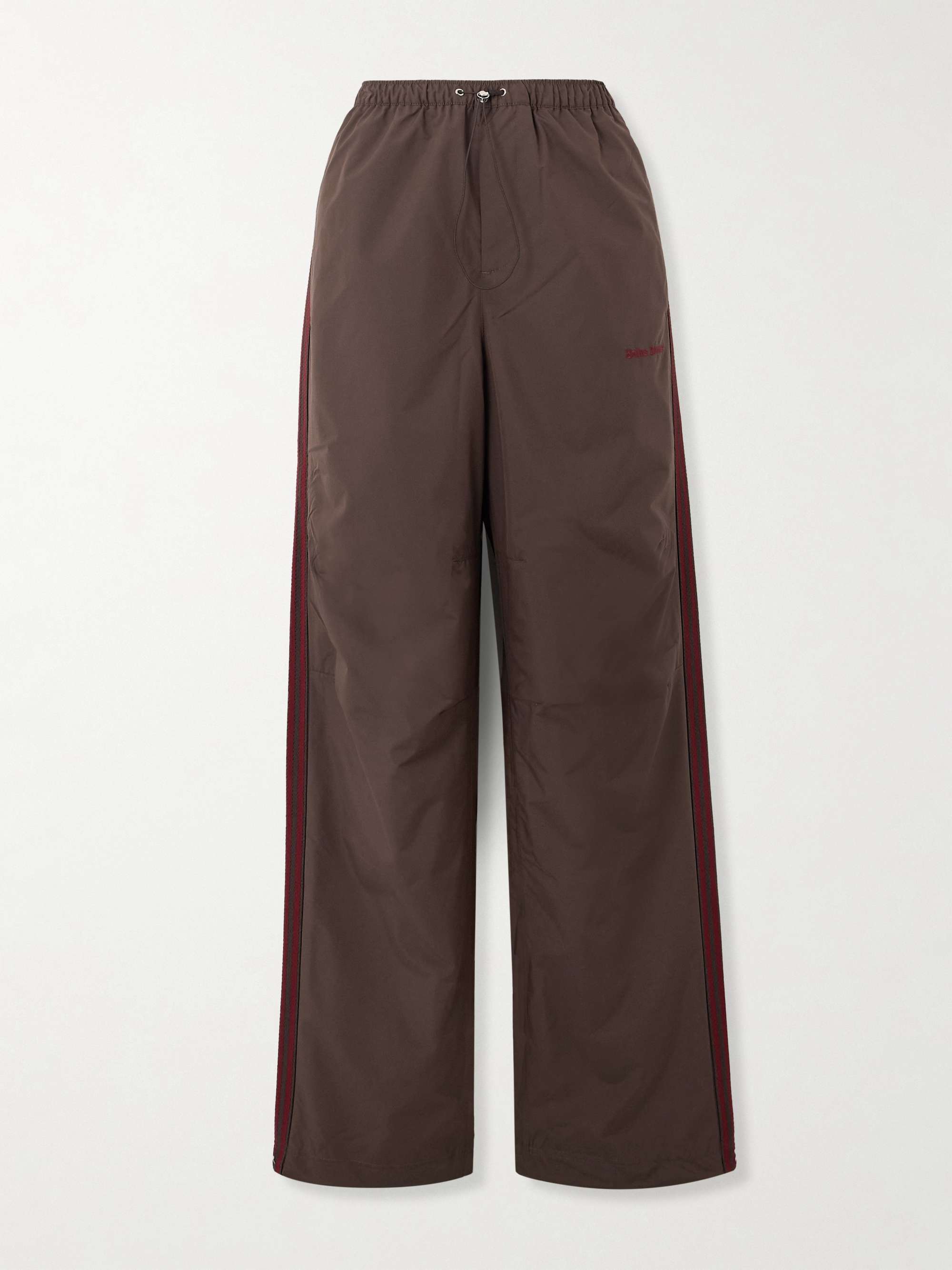 + Wales Bonner striped shell straight-leg track pants view