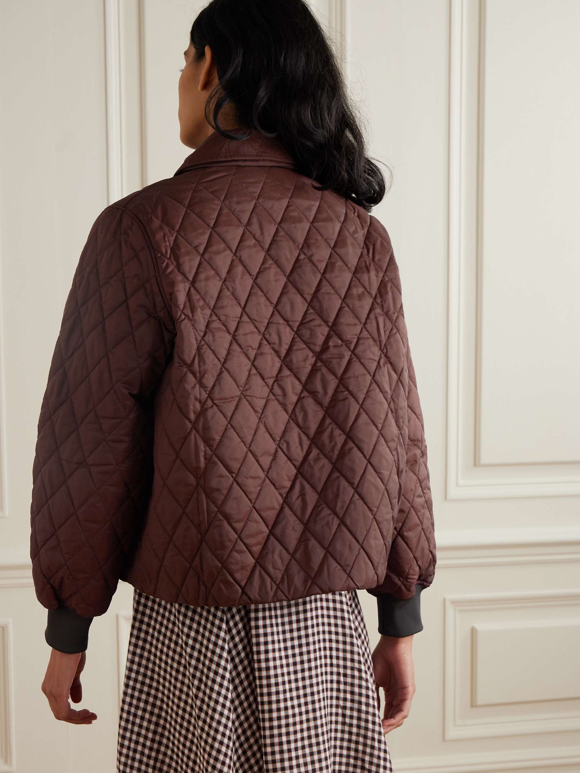 + Alexa Chung Jamie quilted shell jacket view