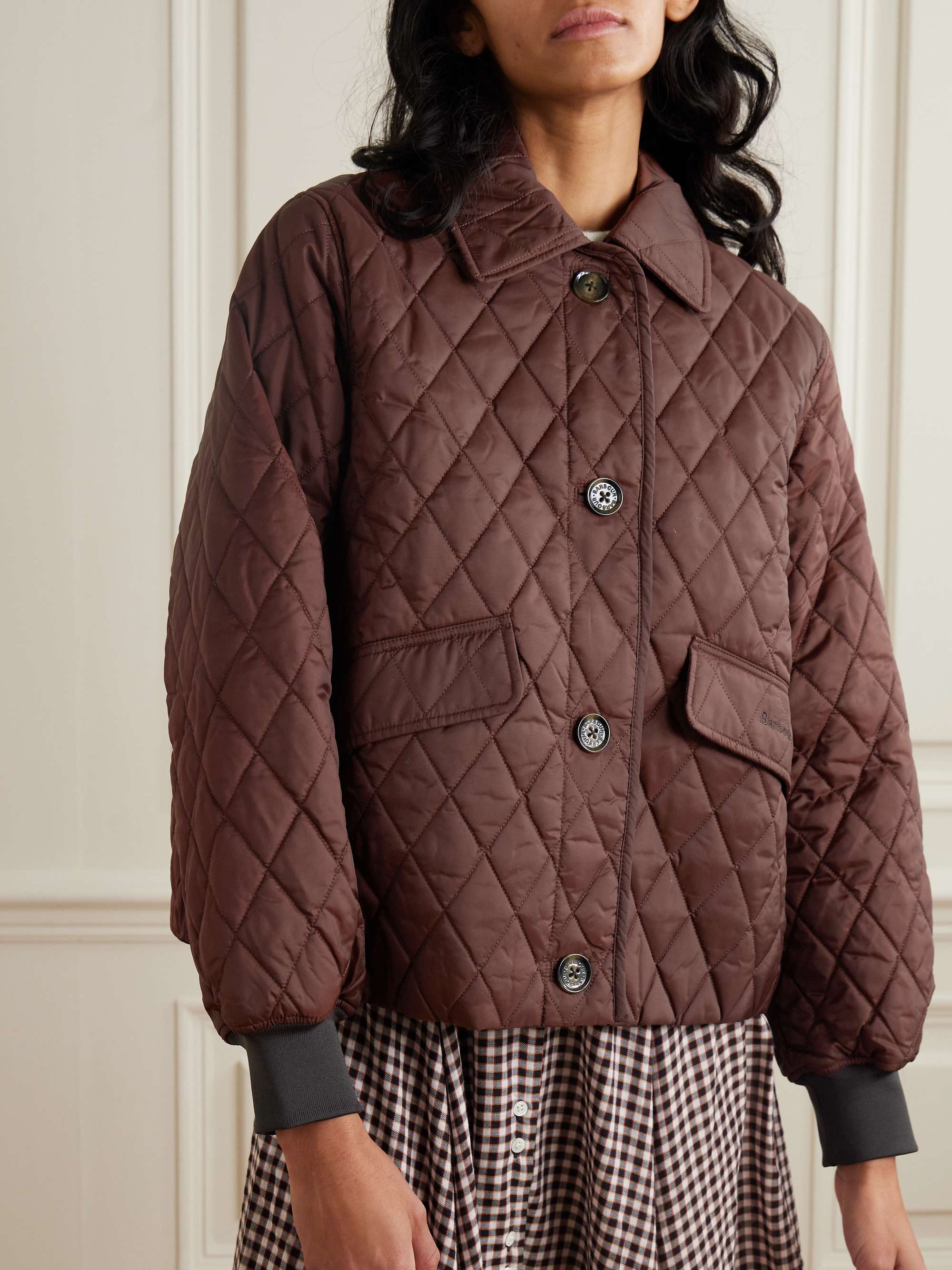 + Alexa Chung Jamie quilted shell jacket view