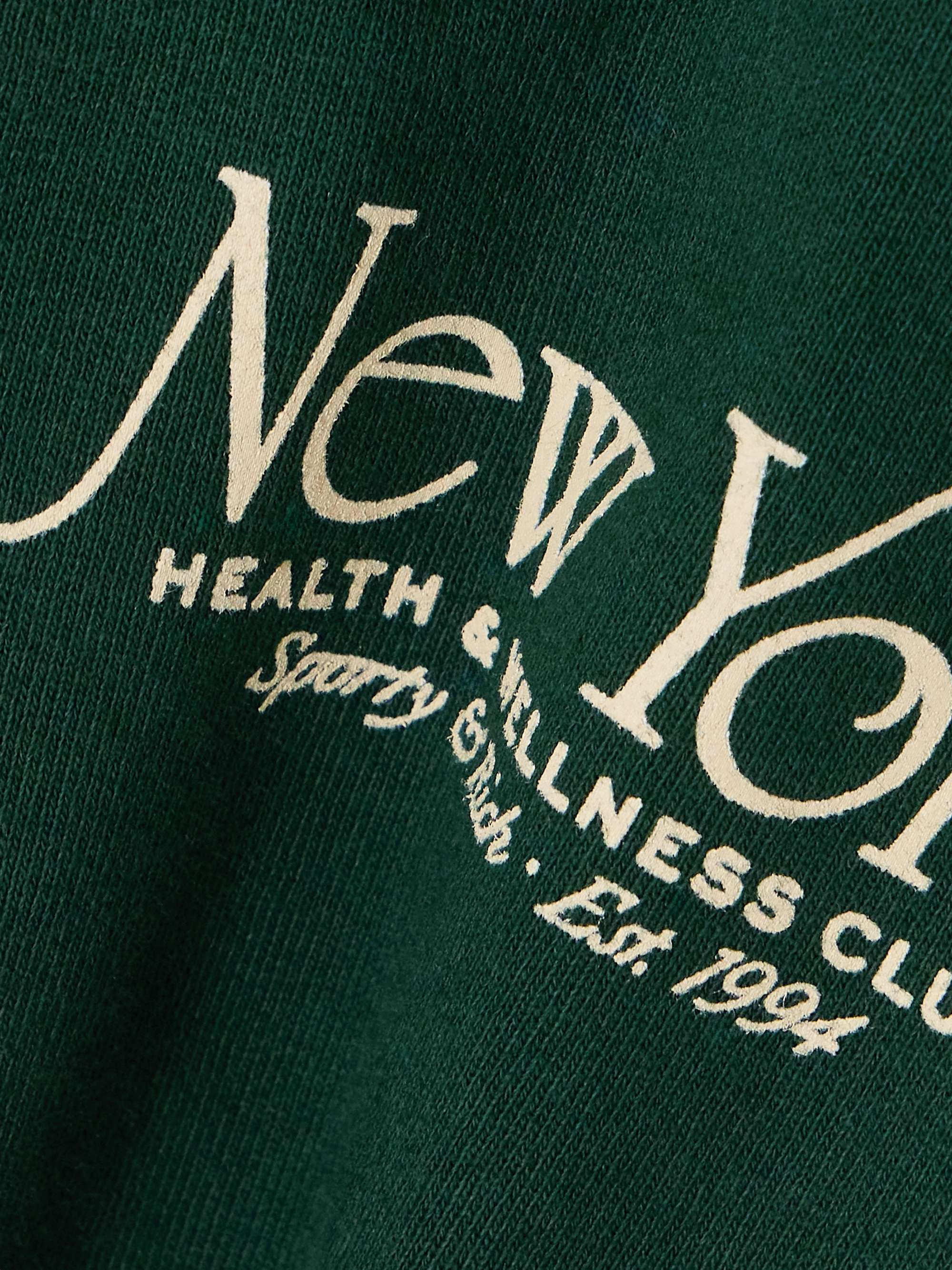 Ivy League printed cotton-jersey sweatshirt view