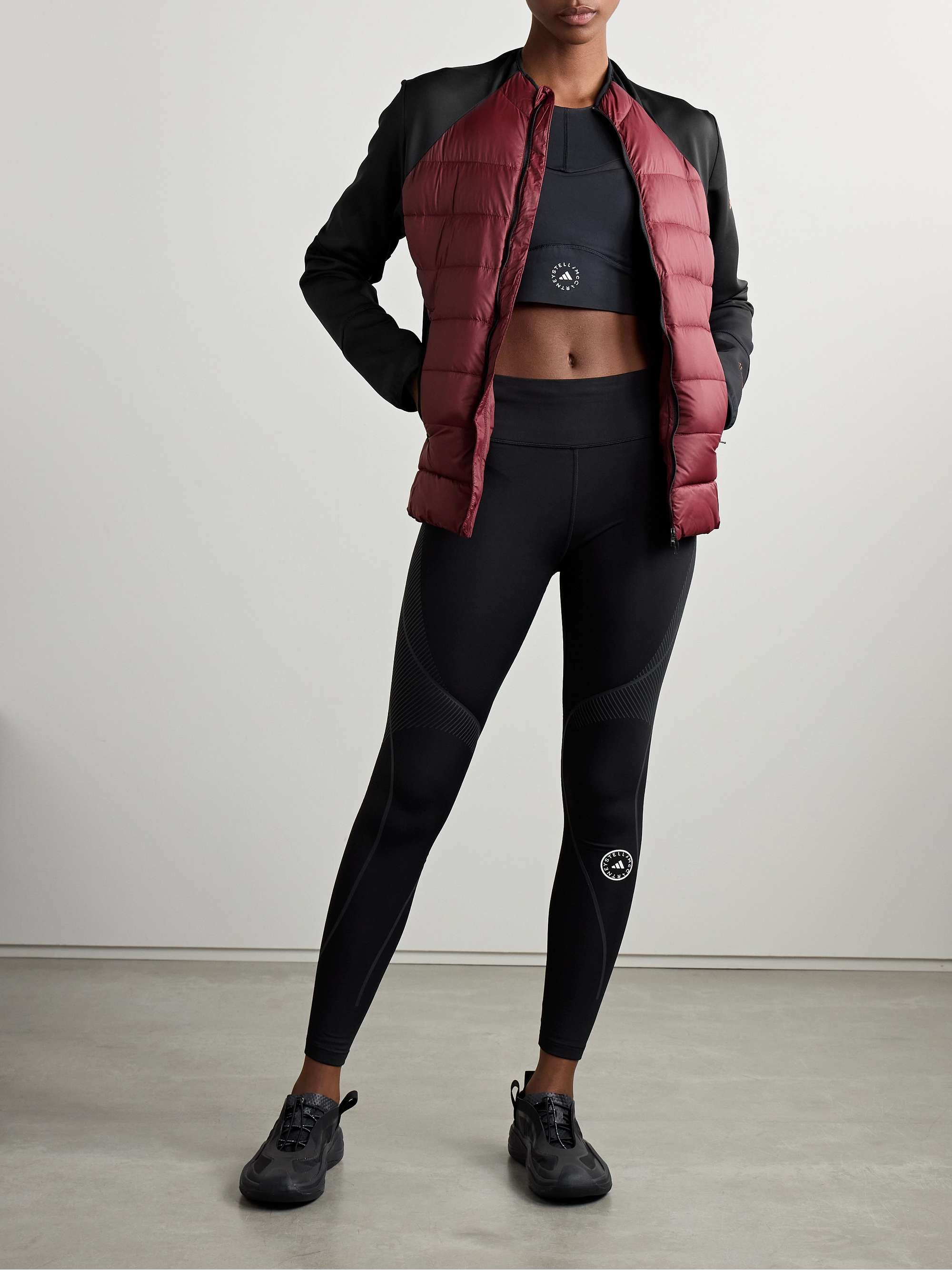 + TERREX TrueNature quilted recycled-shell and tech-jersey jacket view