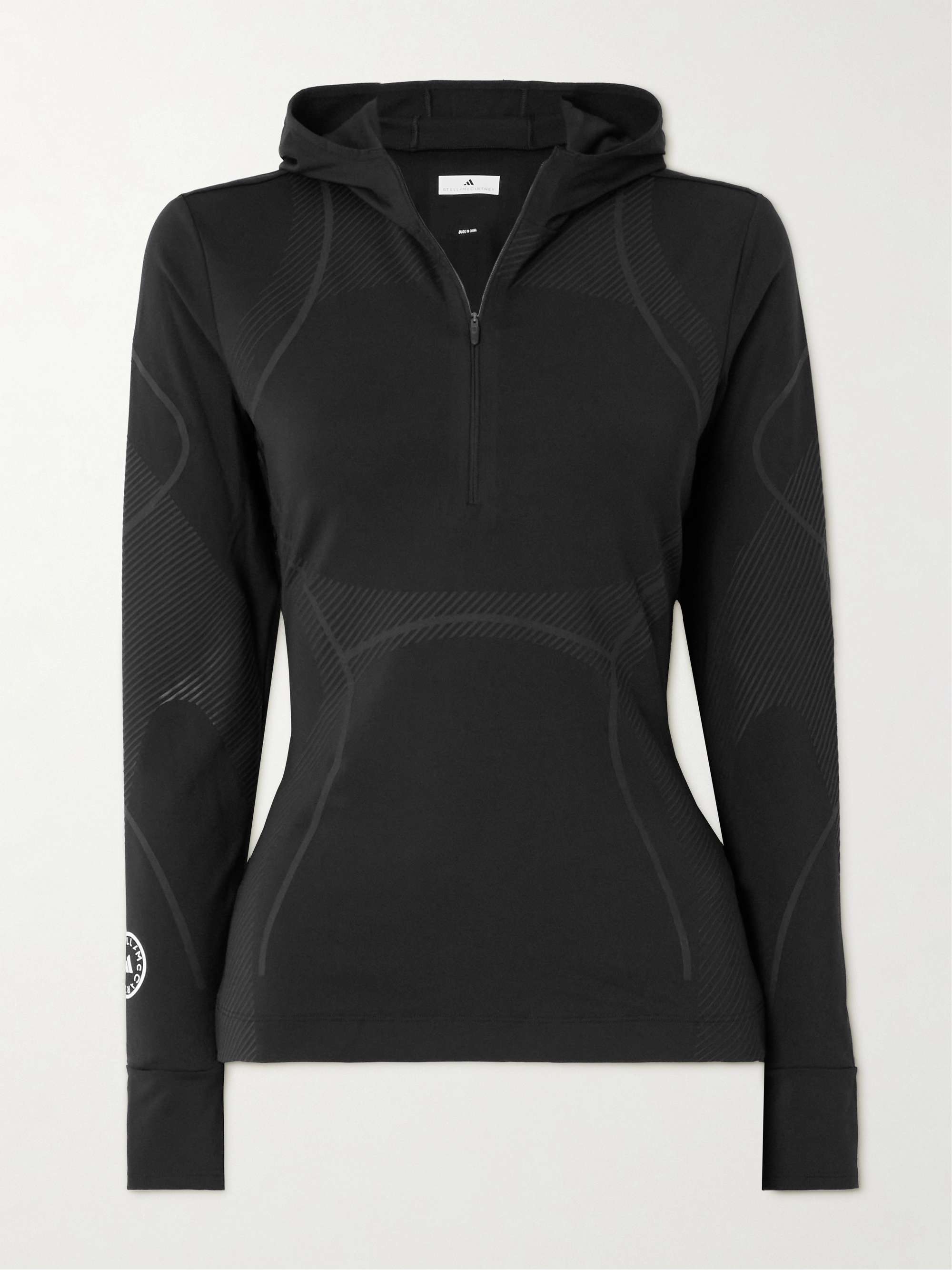 Stretch-shell hooded jacket view