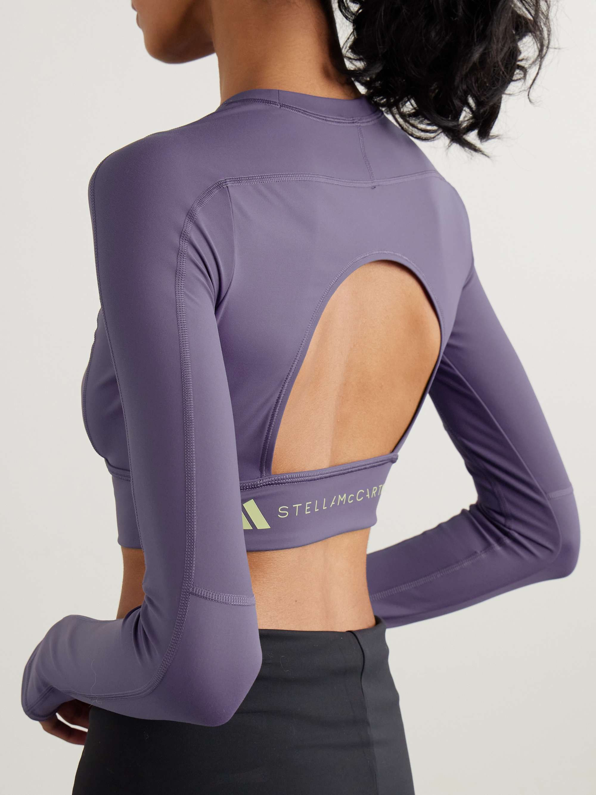 TrueStrength cutout cropped printed top view