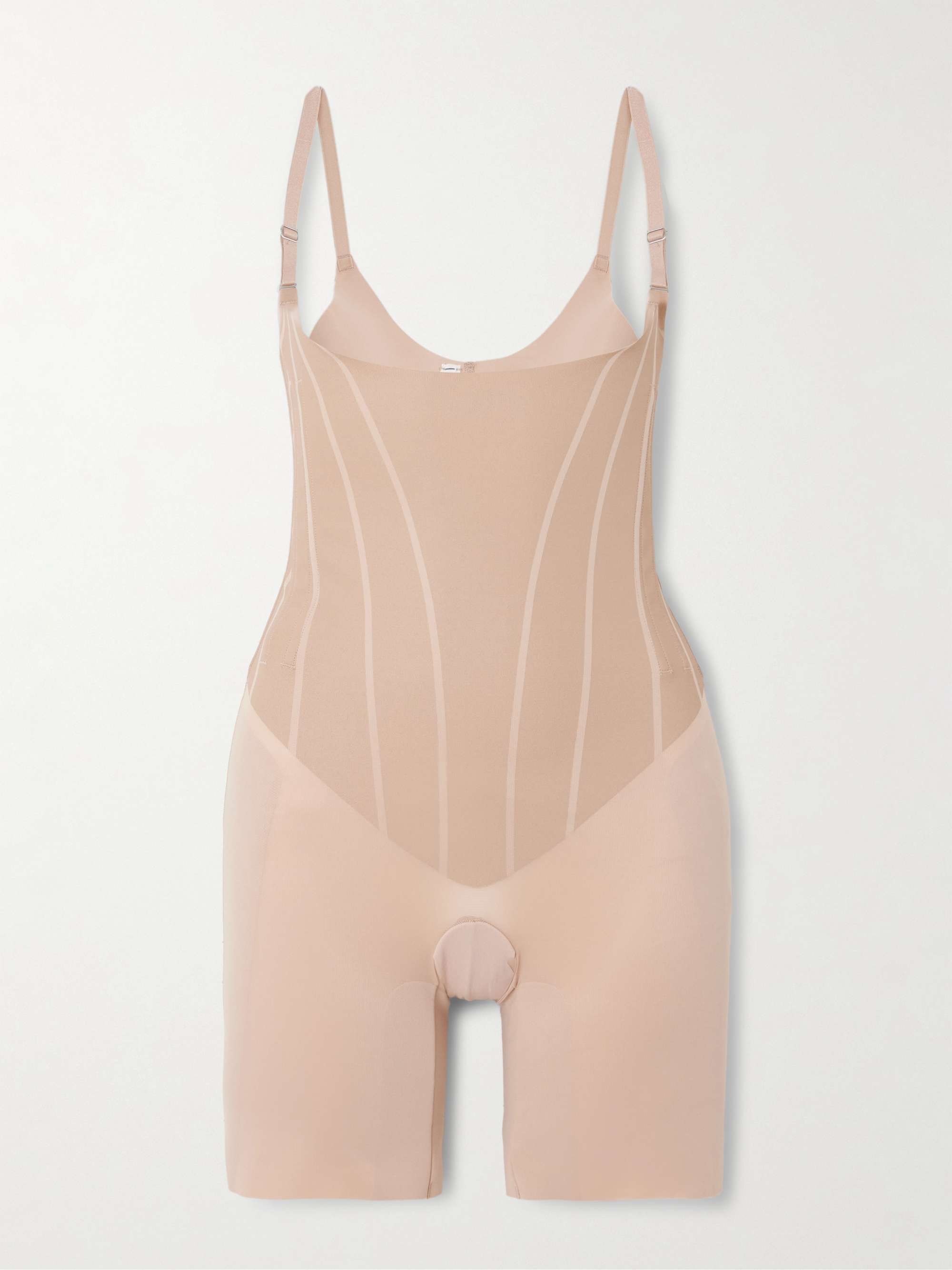 SPANXsupersculpt™ TotalContour Open-Bust Mid-Thigh bodysuit view