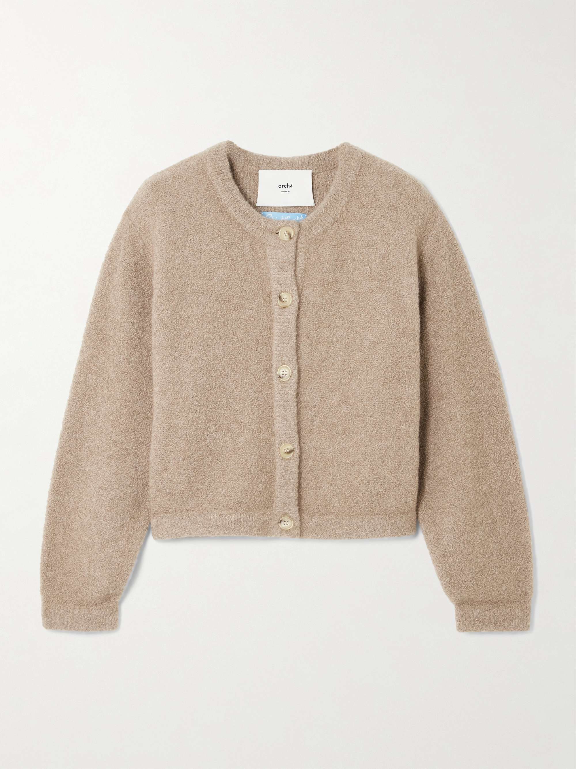 Antrim cashmere-blend bouclé cardigan view