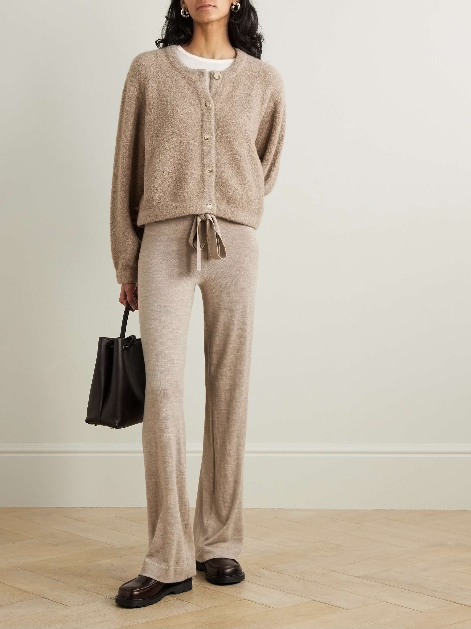 Antrim cashmere-blend bouclé cardigan view
