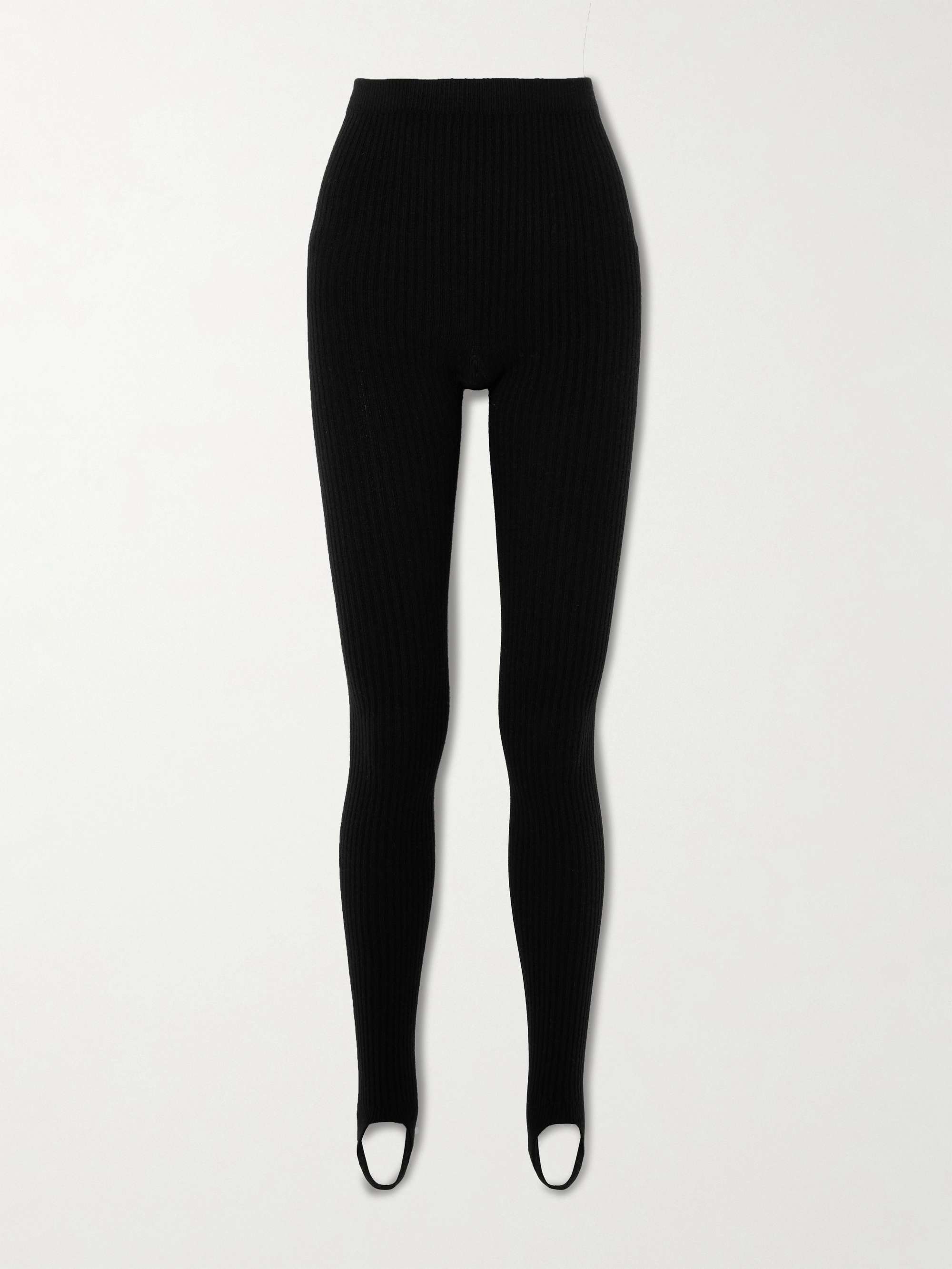 Ella ribbed cashmere sweater and leggings set view