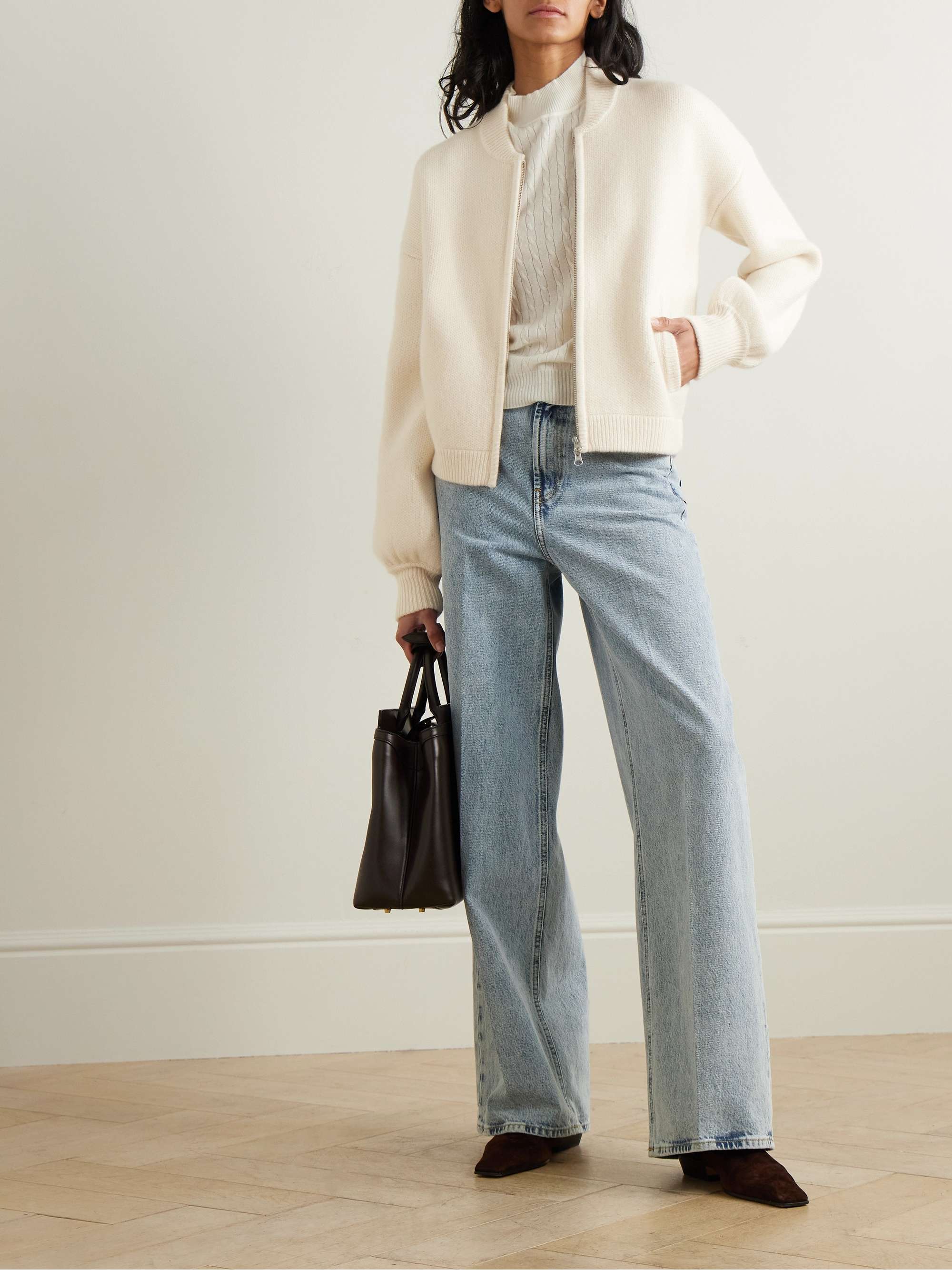 Carisle cashmere cardigan view
