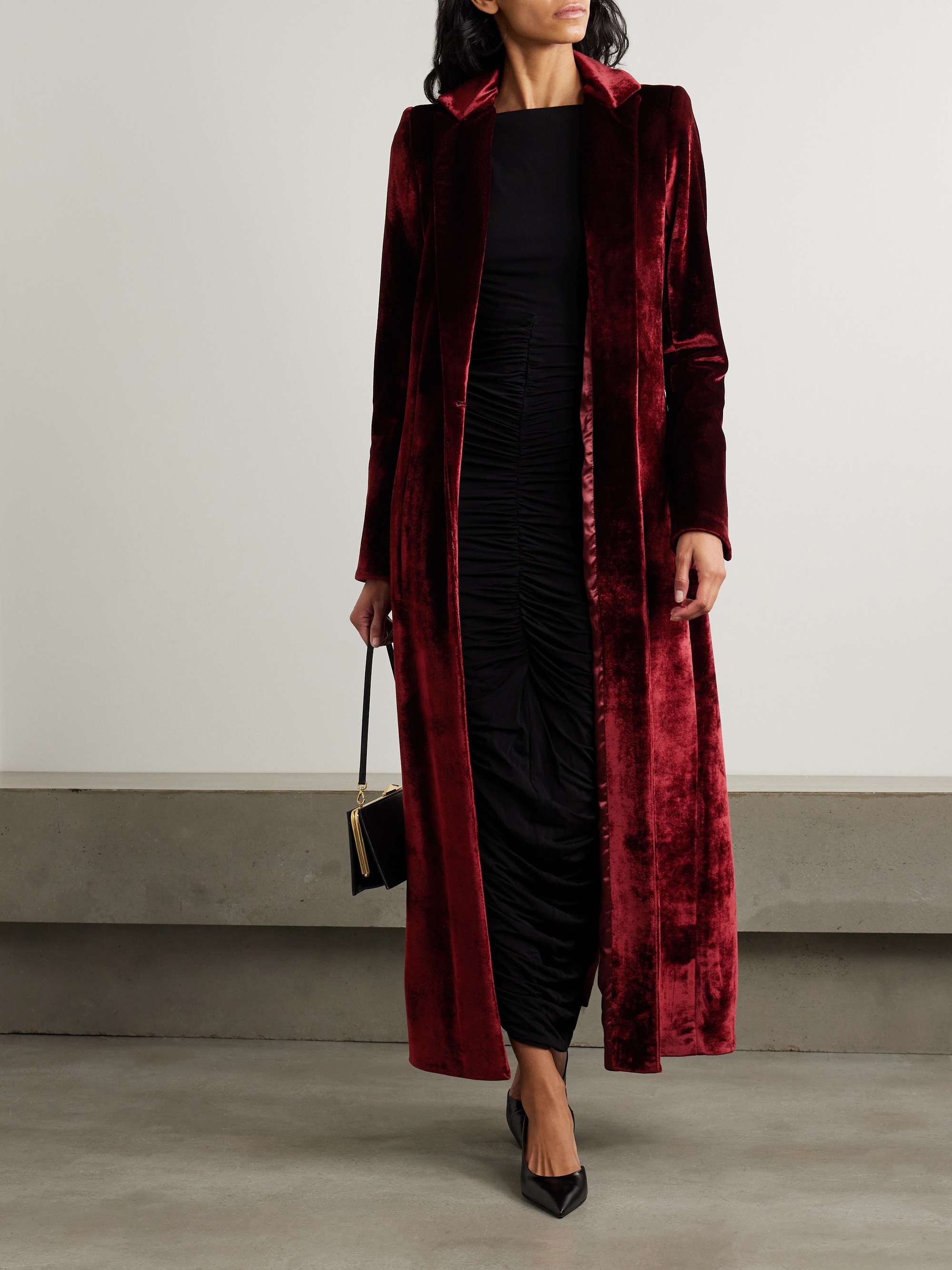 Velvet coat view