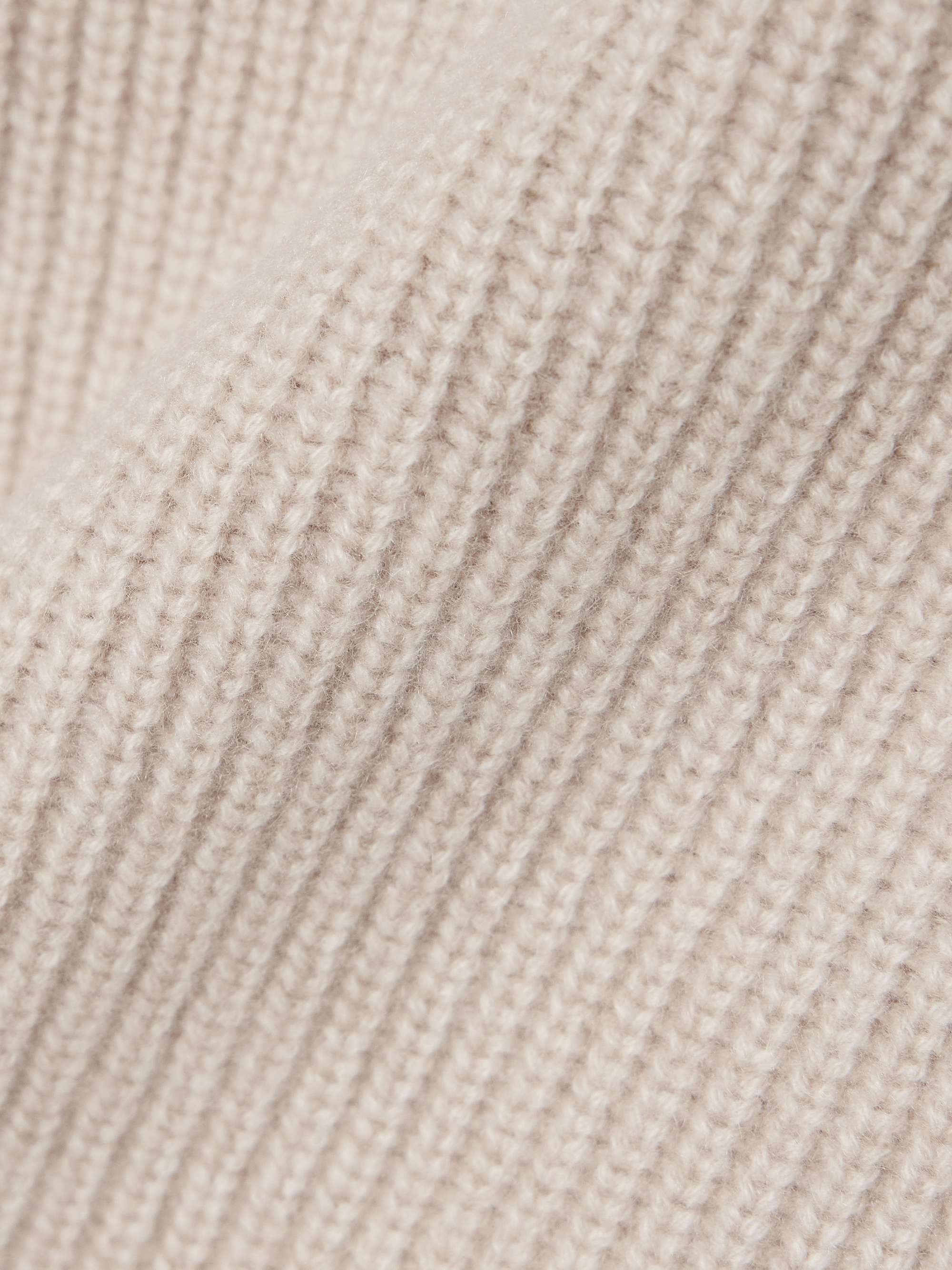 Ribbed cashmere mini skirt view