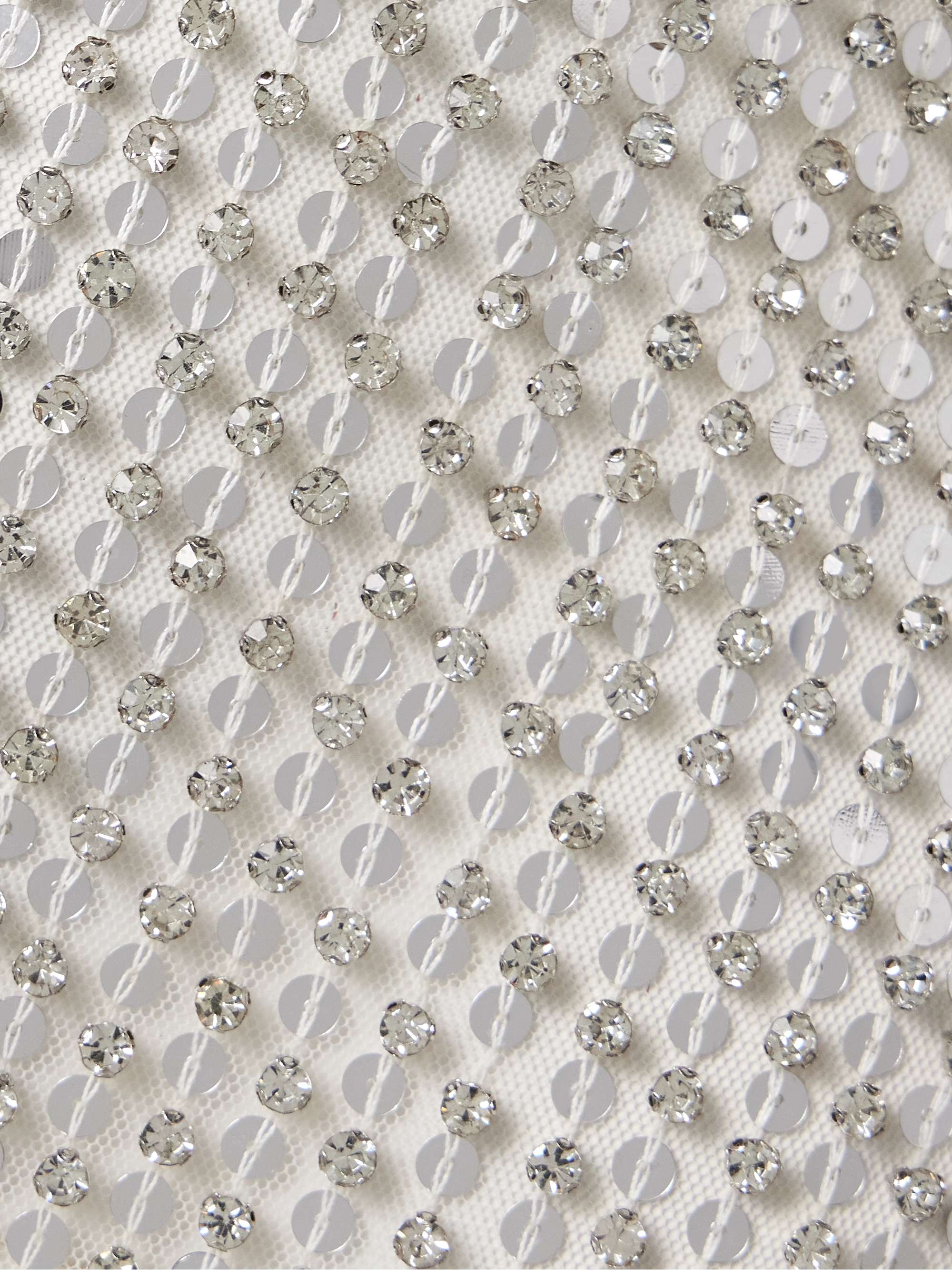 Melania embellished tulle midi dress view