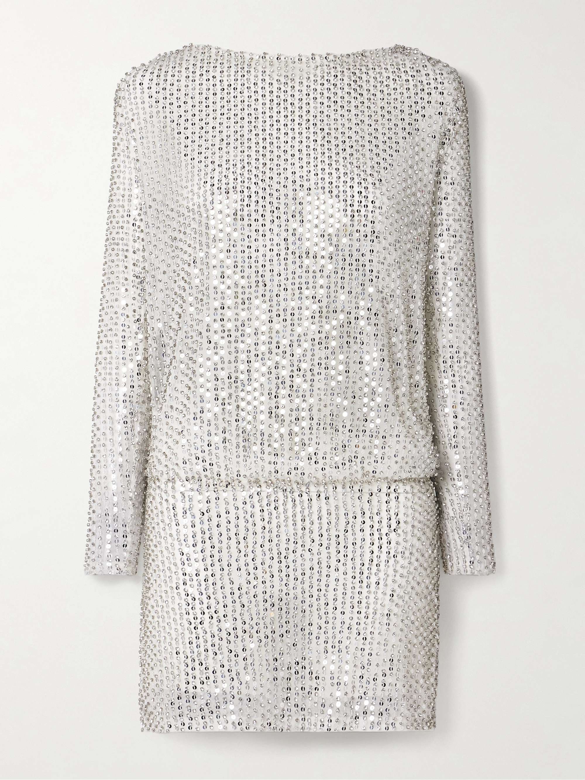 Danae draped embellished tulle mini dress view