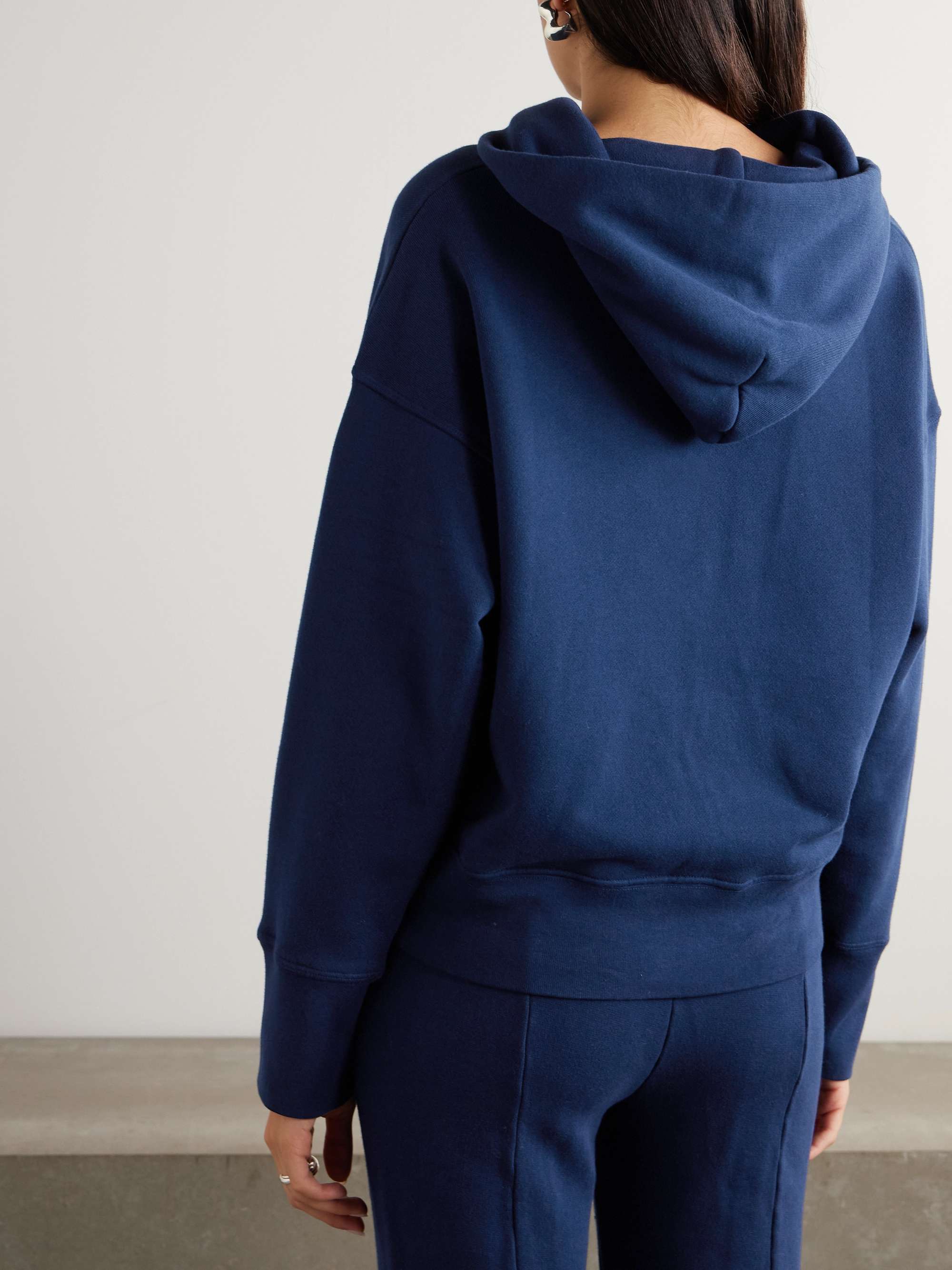 Hydra French cotton-terry hoodie view