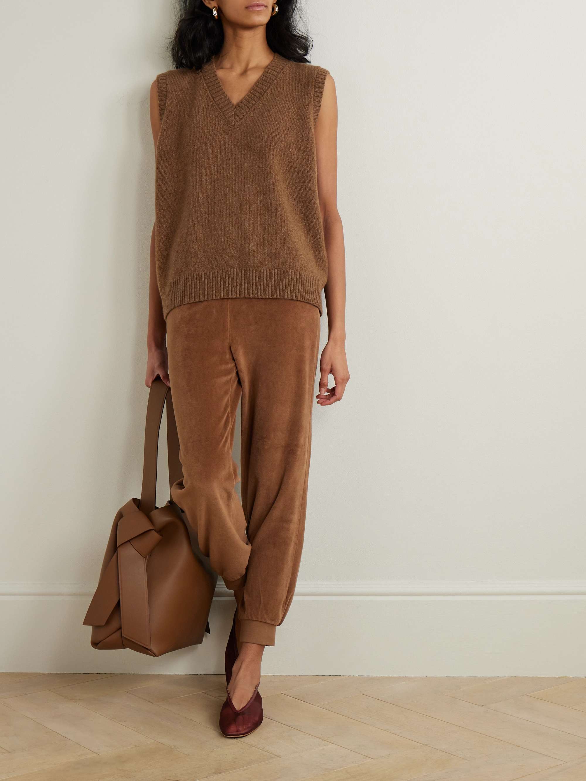 Stevie oversized cashmere vest view