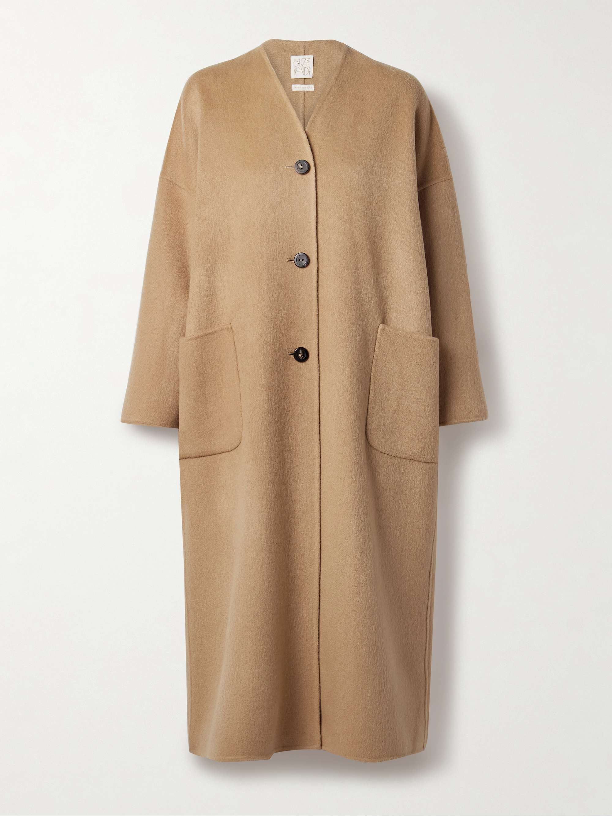 Kyma cashmere coat view