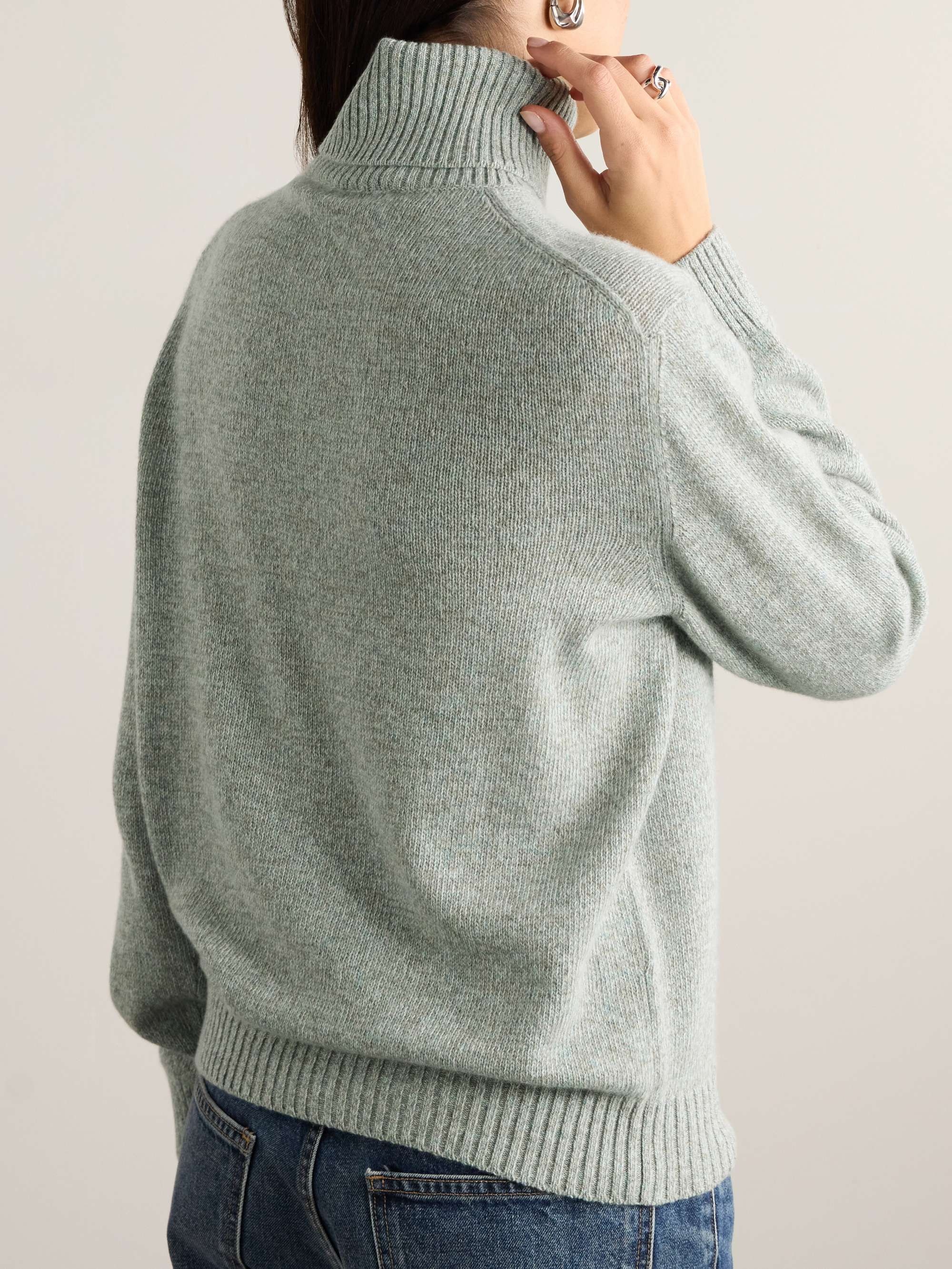 Cellio cashmere turtleneck sweater view