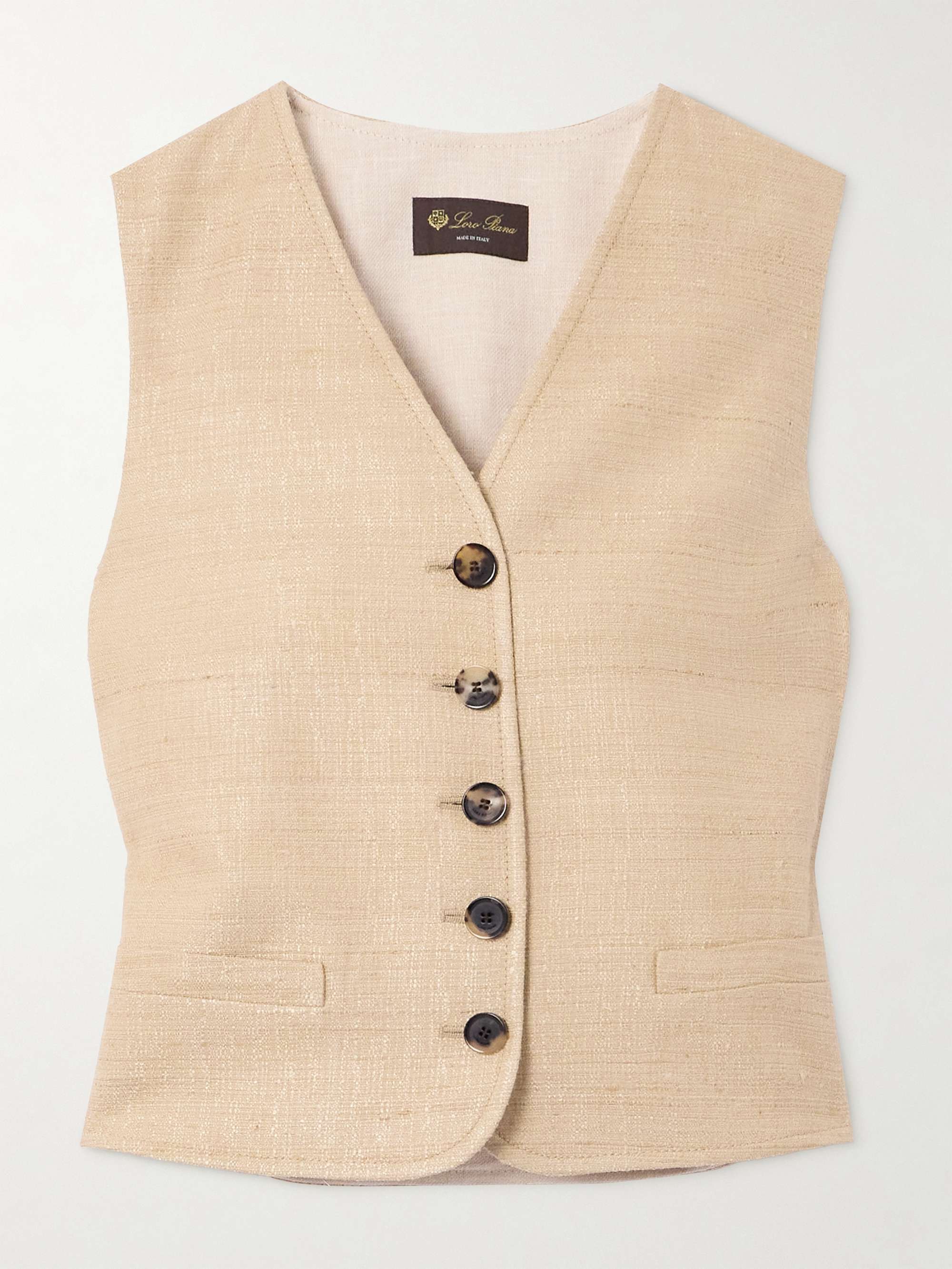 Rob silk vest view