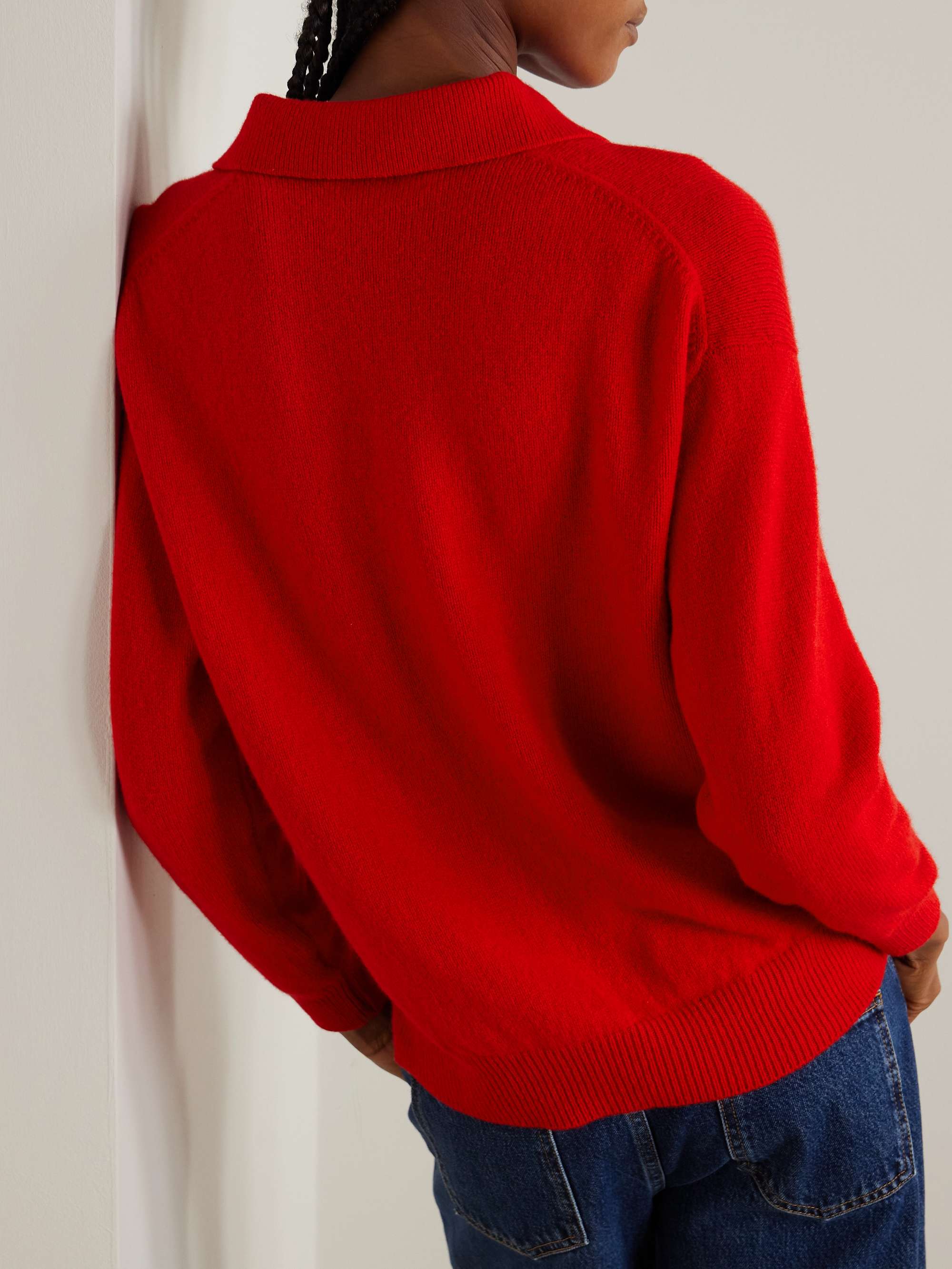 Edith wool polo sweater view