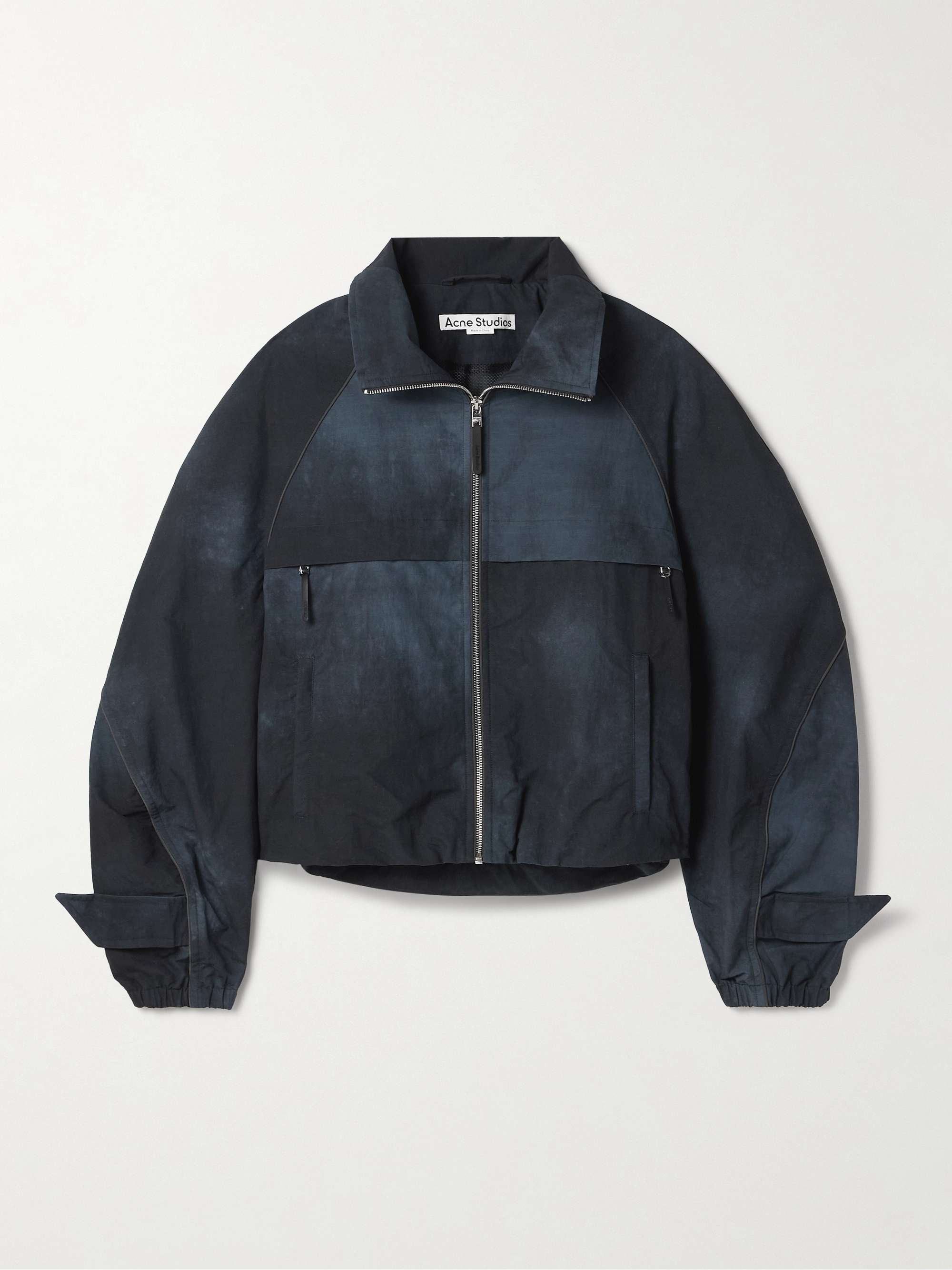 Paneled shell coat view