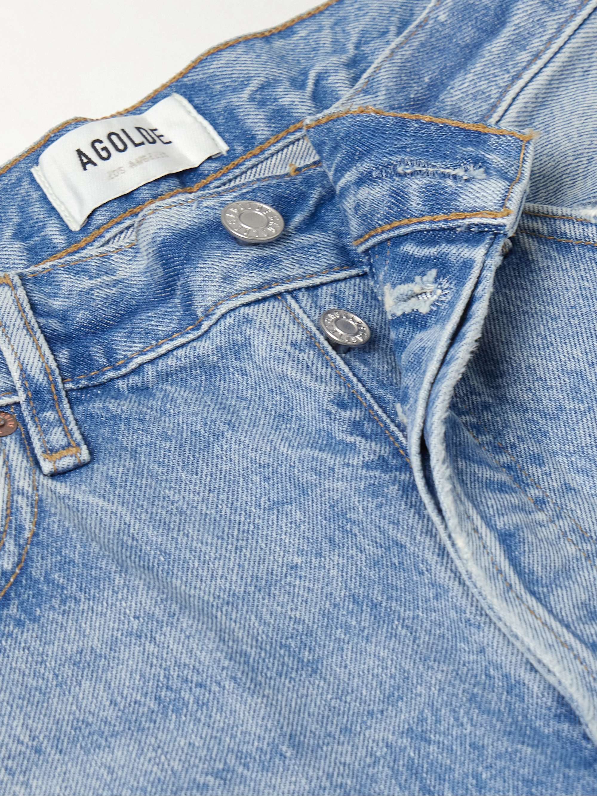 '90s Pinch Waist high-rise straight-leg organic jeans view