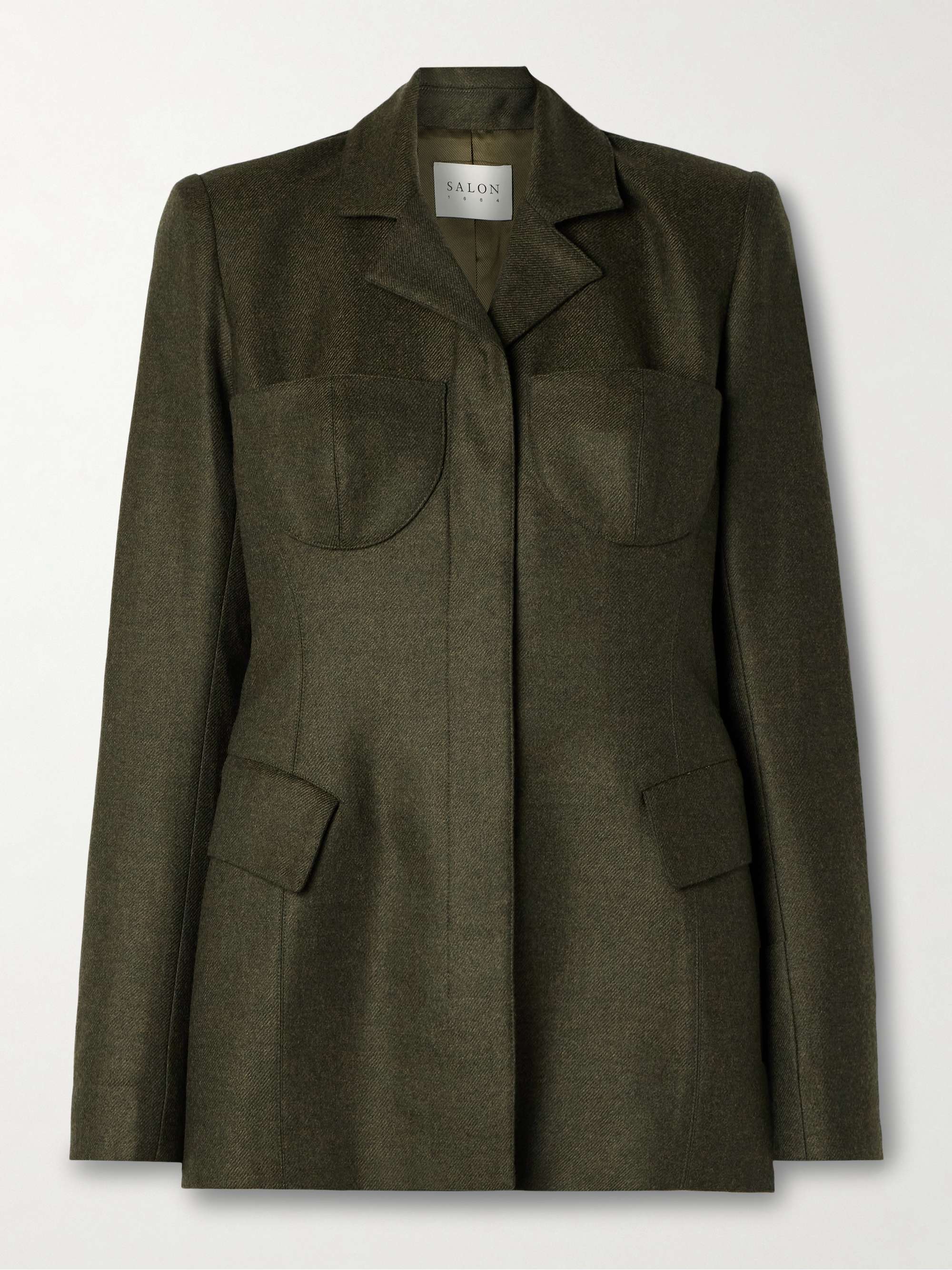 Maigret wool and cashmere-blend twill blazer view
