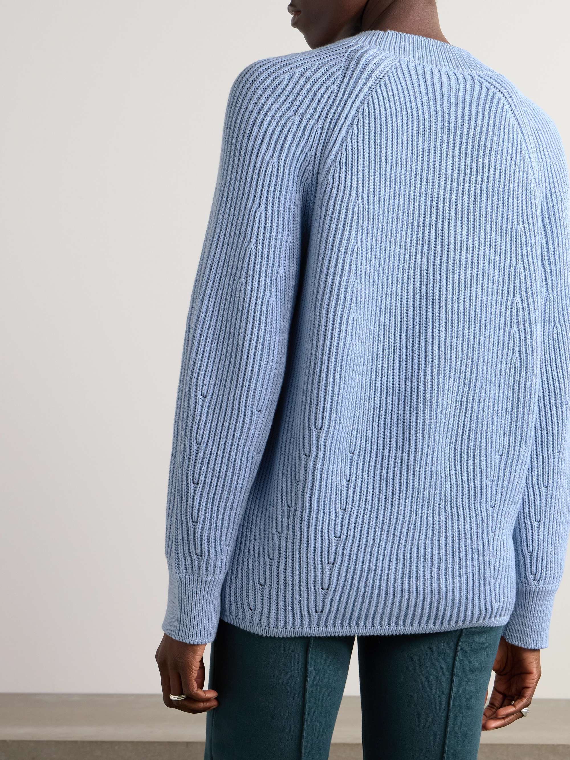 Greta ribbed cotton sweater view