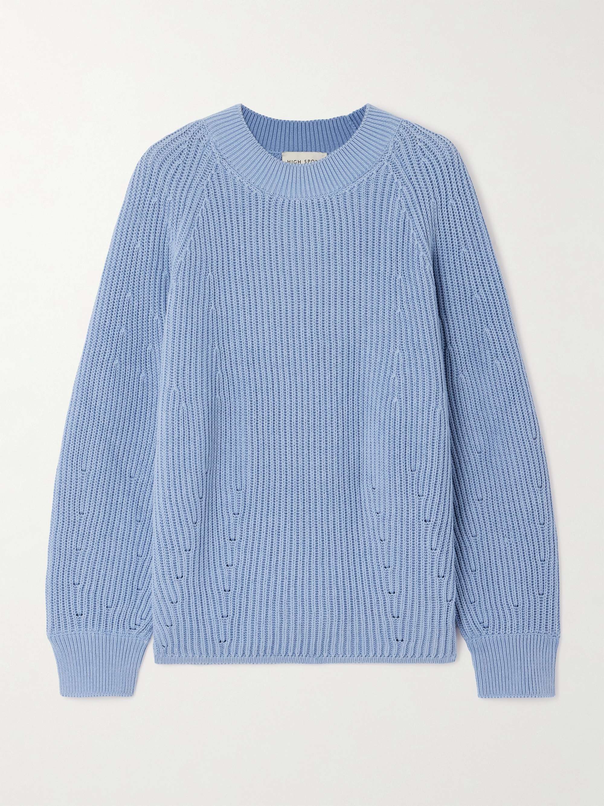 Greta ribbed cotton sweater view
