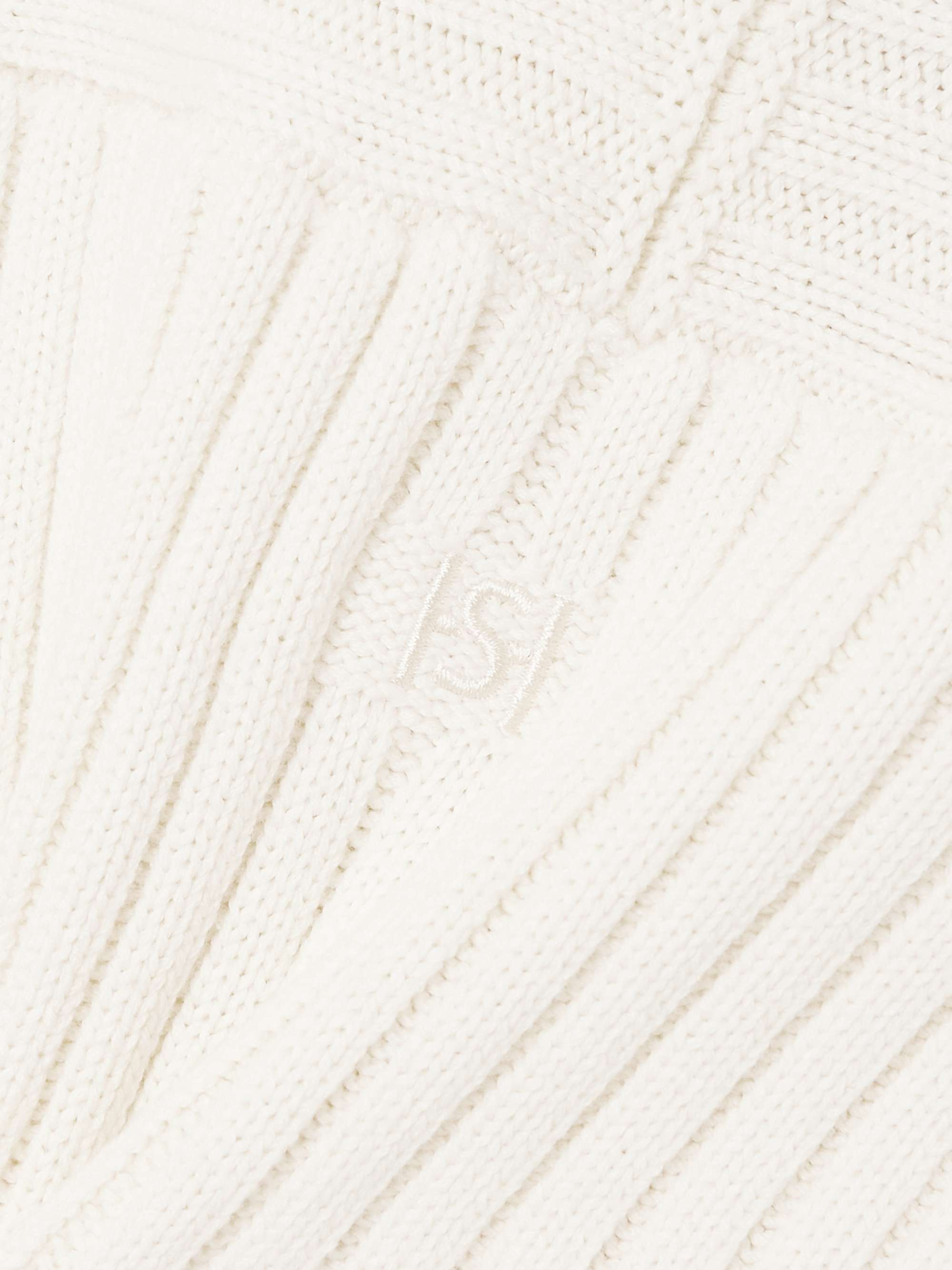 Chester ribbed cotton-blend sweater view