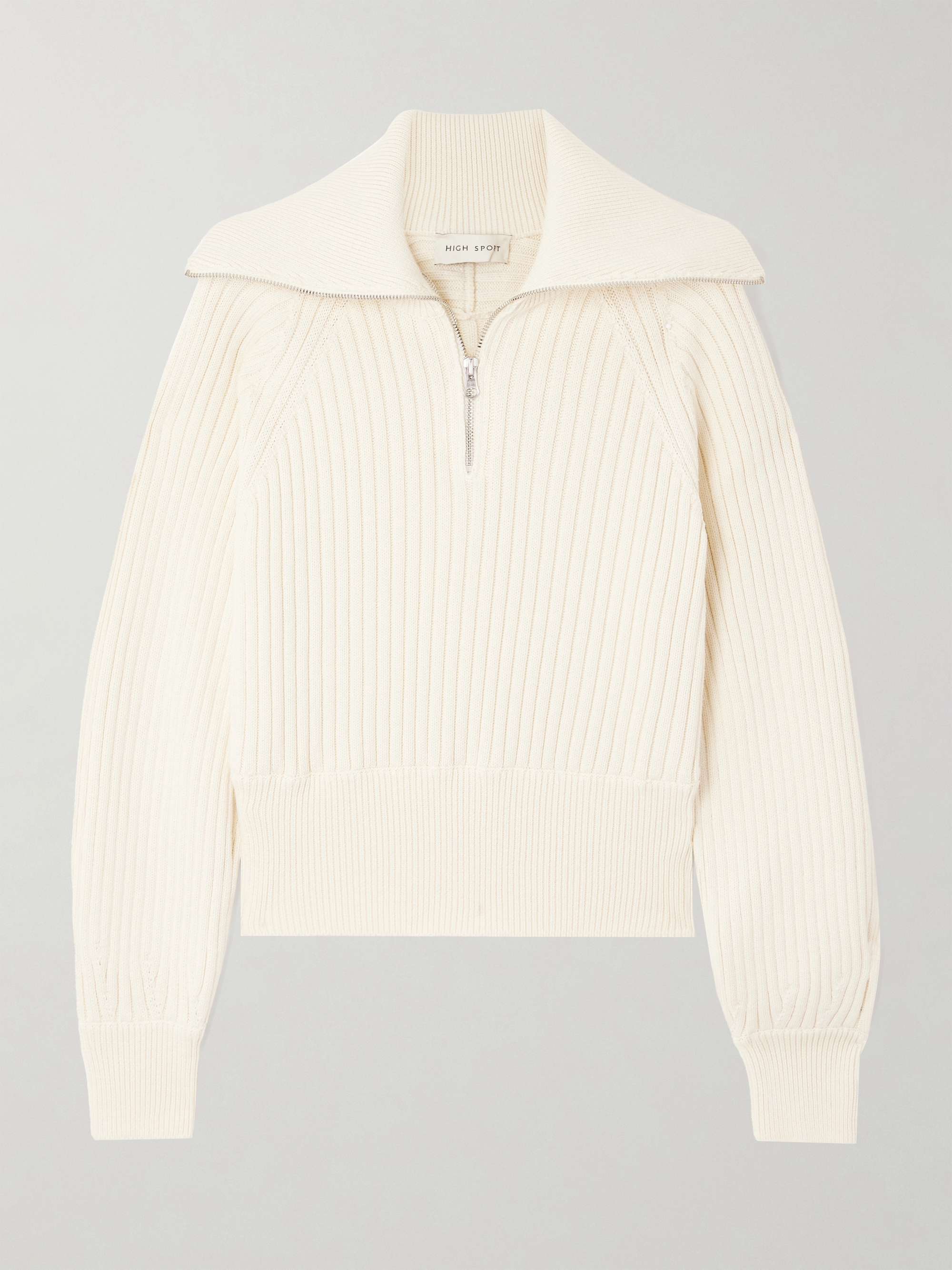 Chester ribbed cotton-blend sweater view