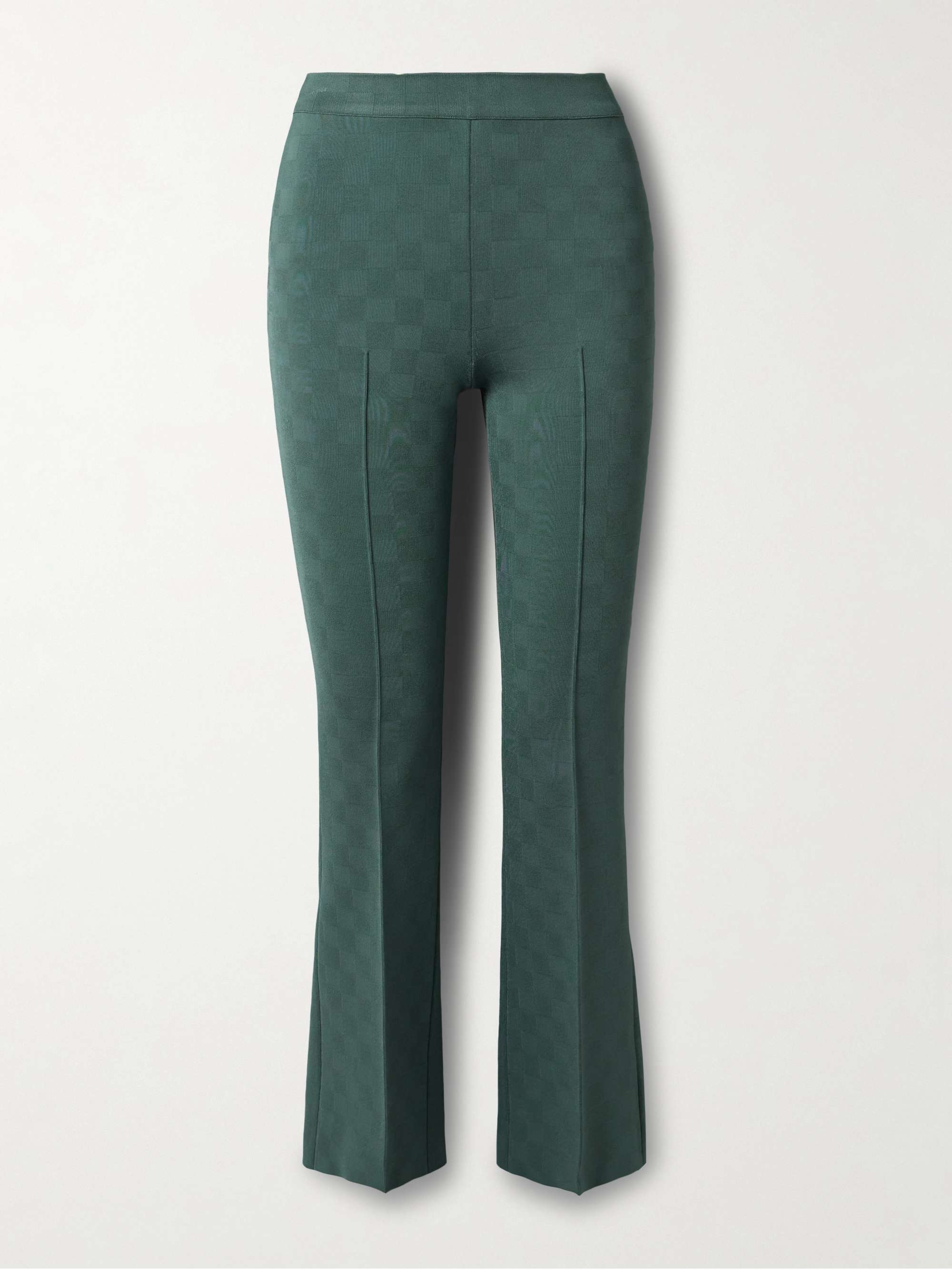 Long Kick stretch-jacquard flared pants view