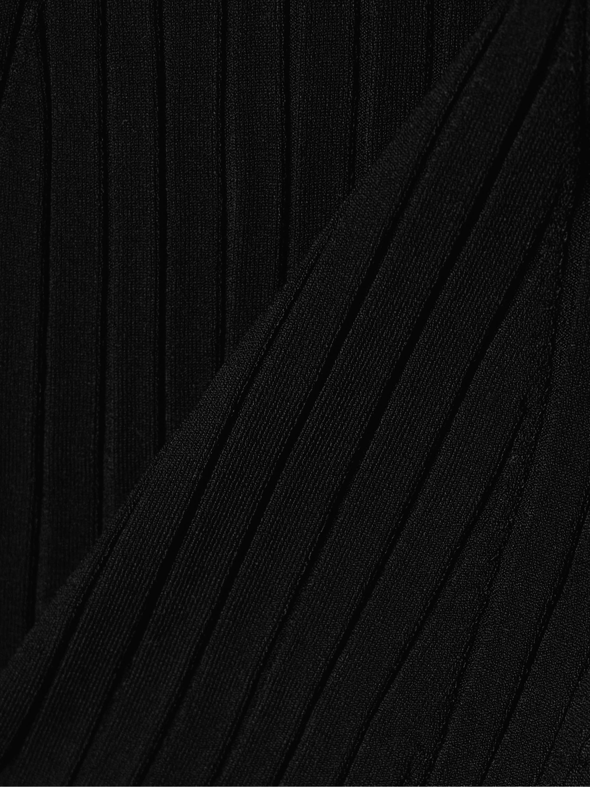 PJ ribbed-knit top view