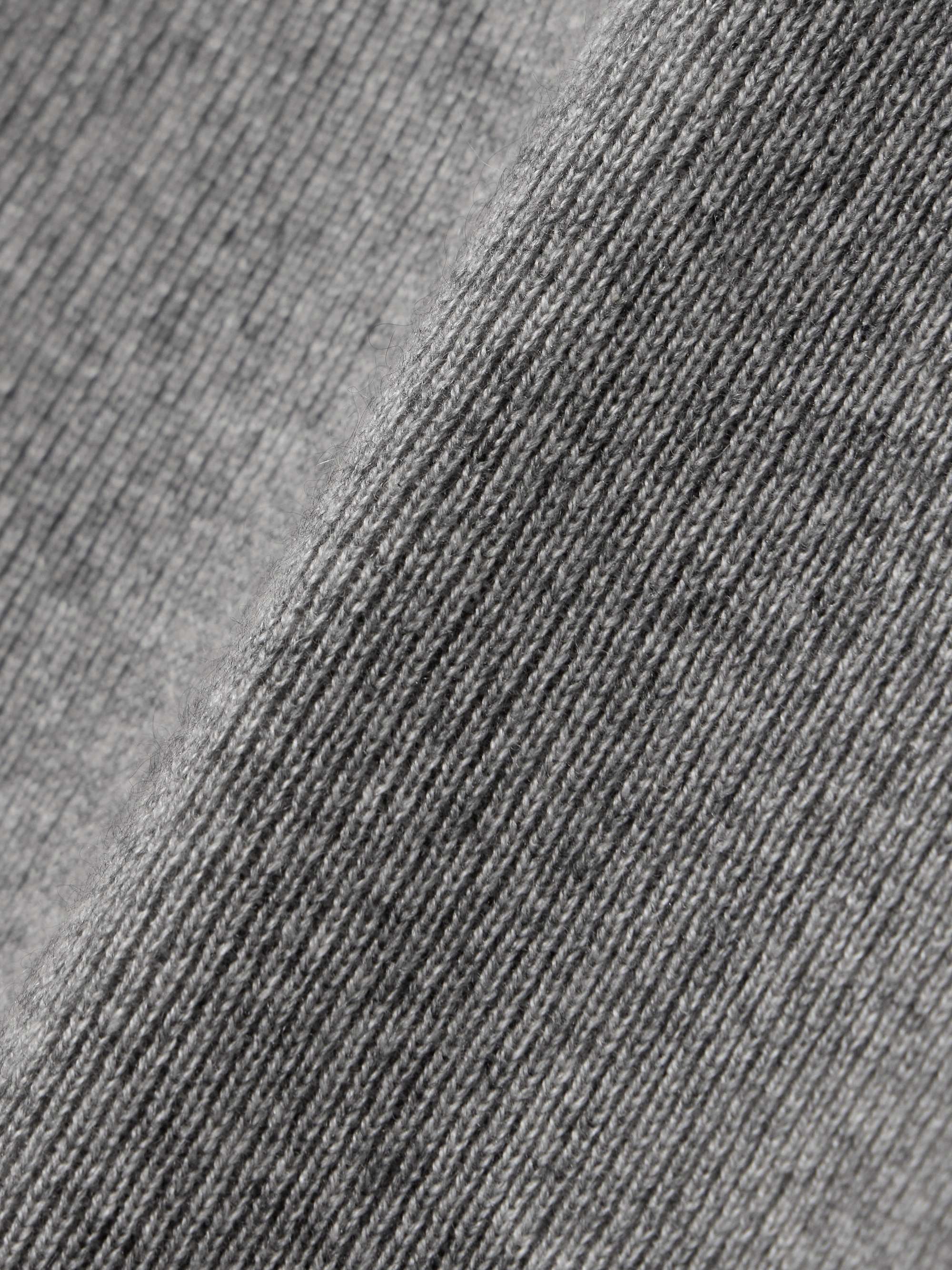 Delicash cashmere and silk-blend tank view