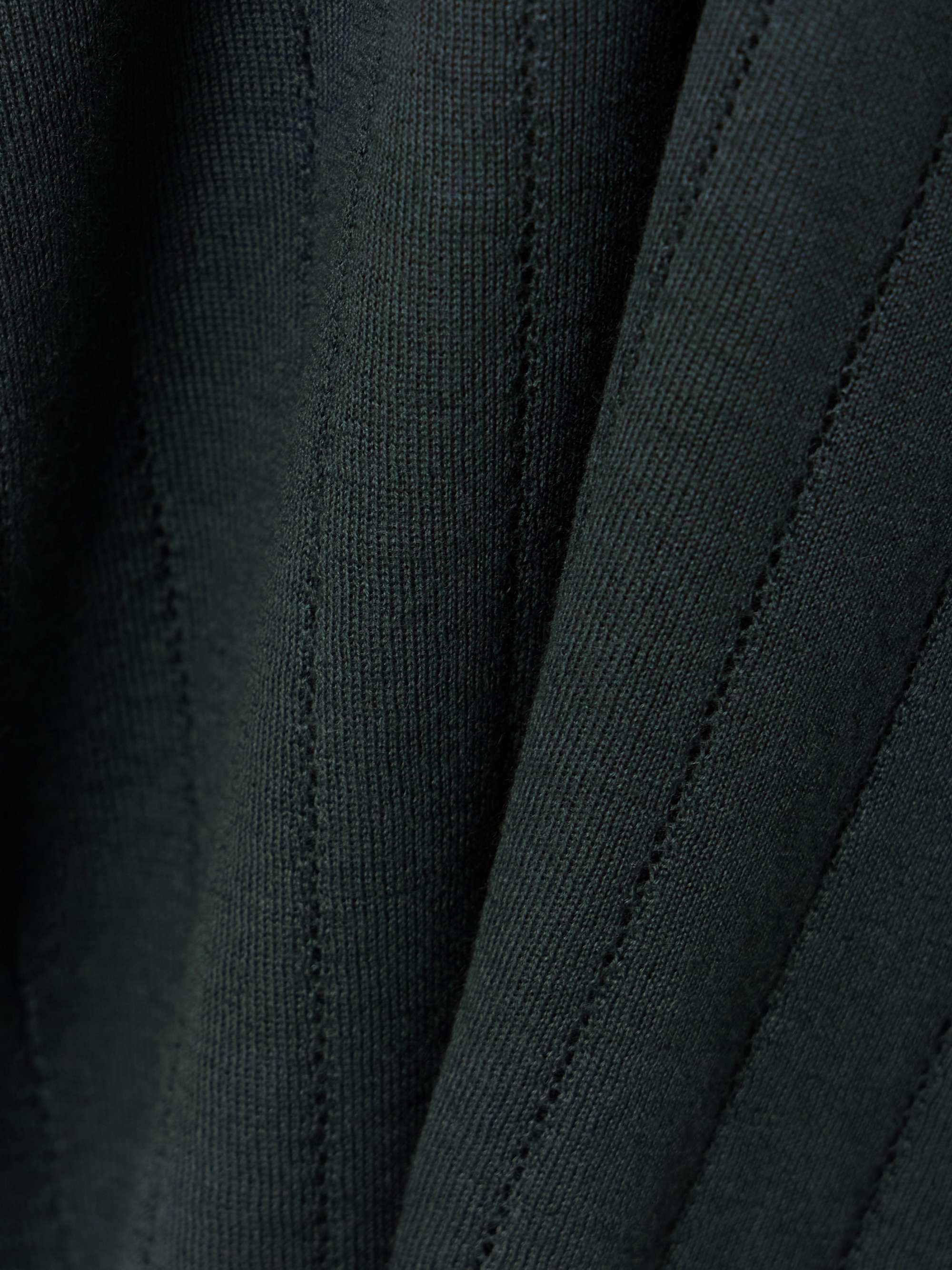 Luna pointelle-knit cashmere polo shirt view