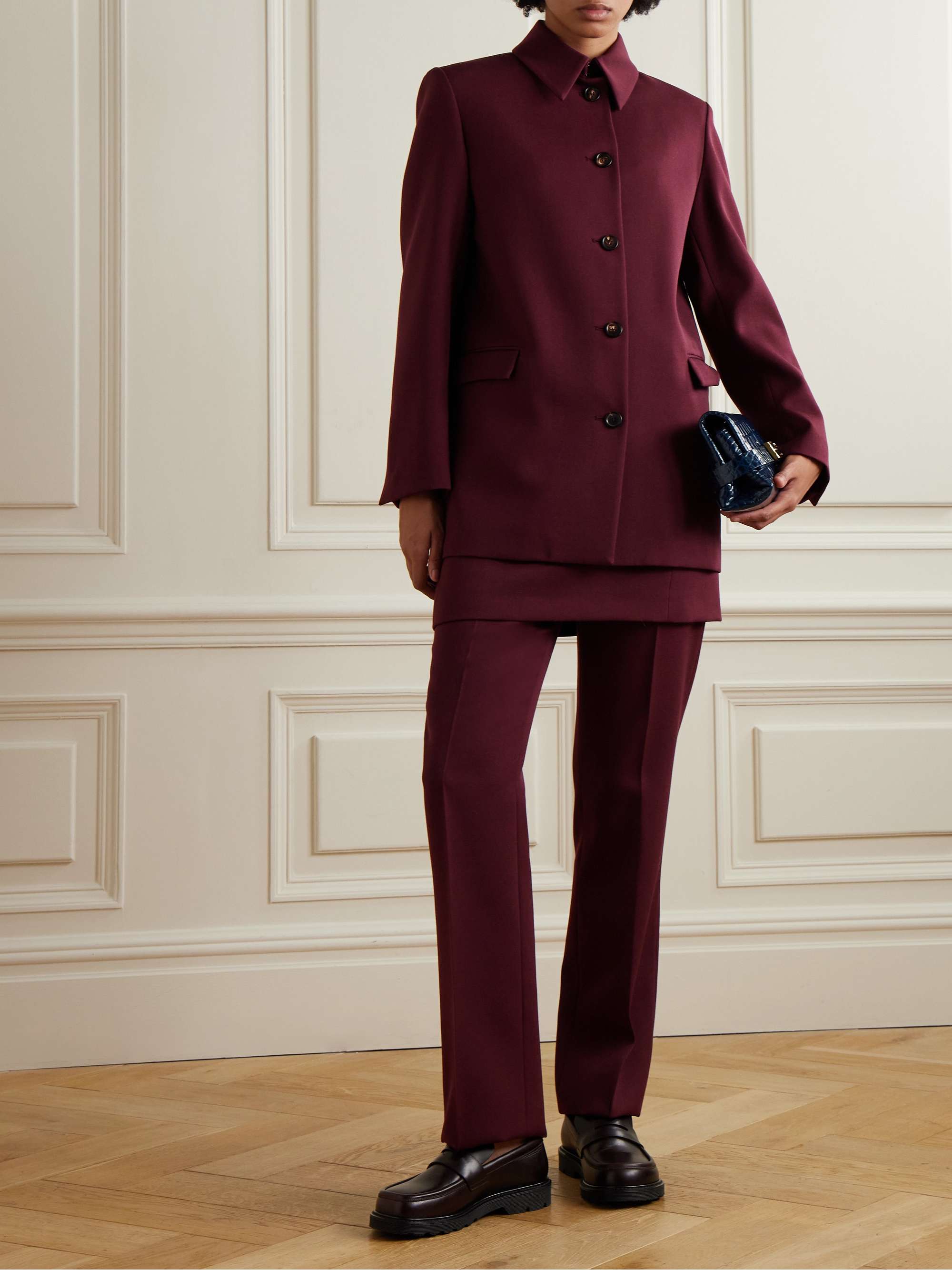 Klara wool-twill jacket view