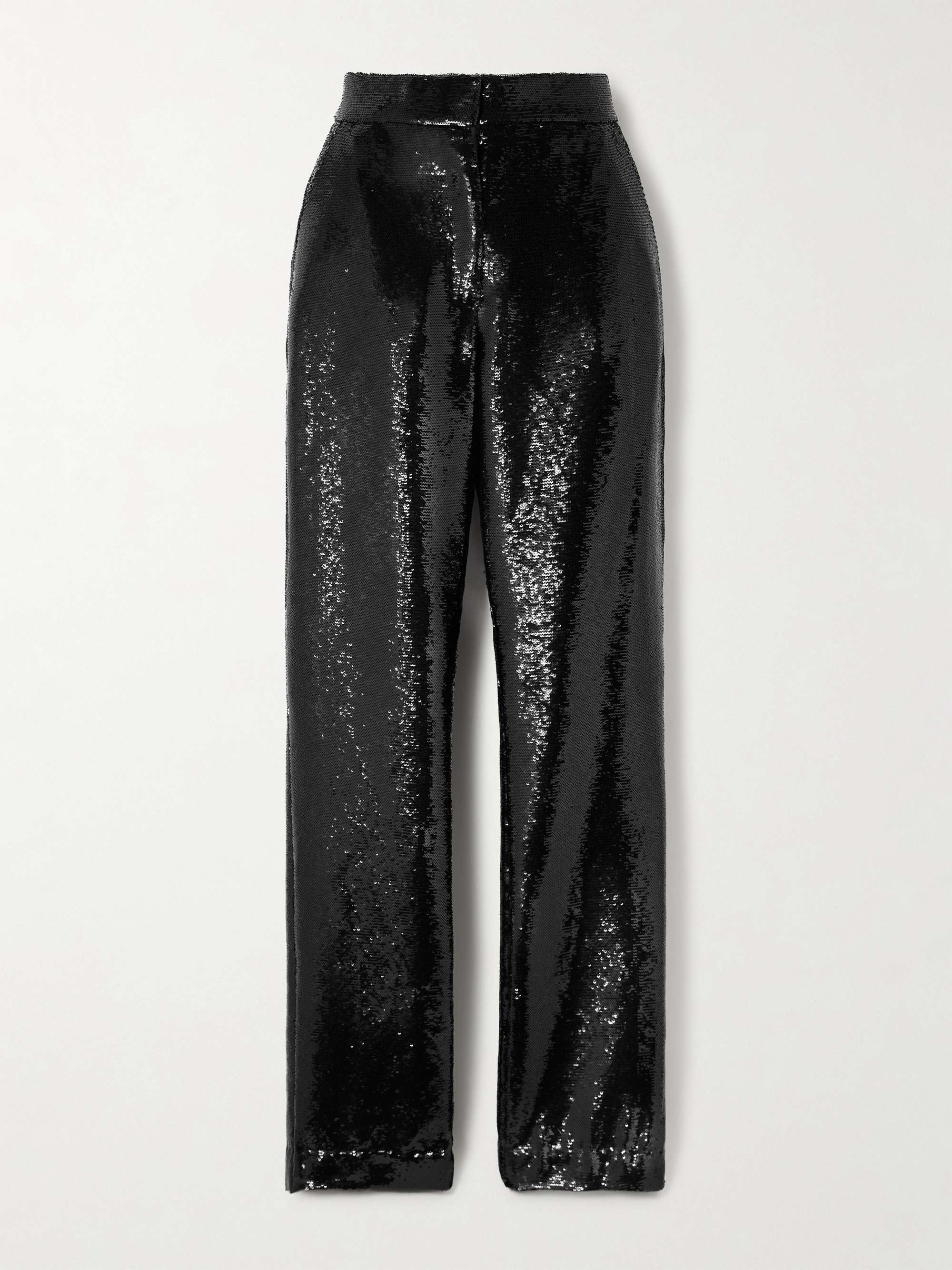 Mick sequined crepe straight-leg pants view