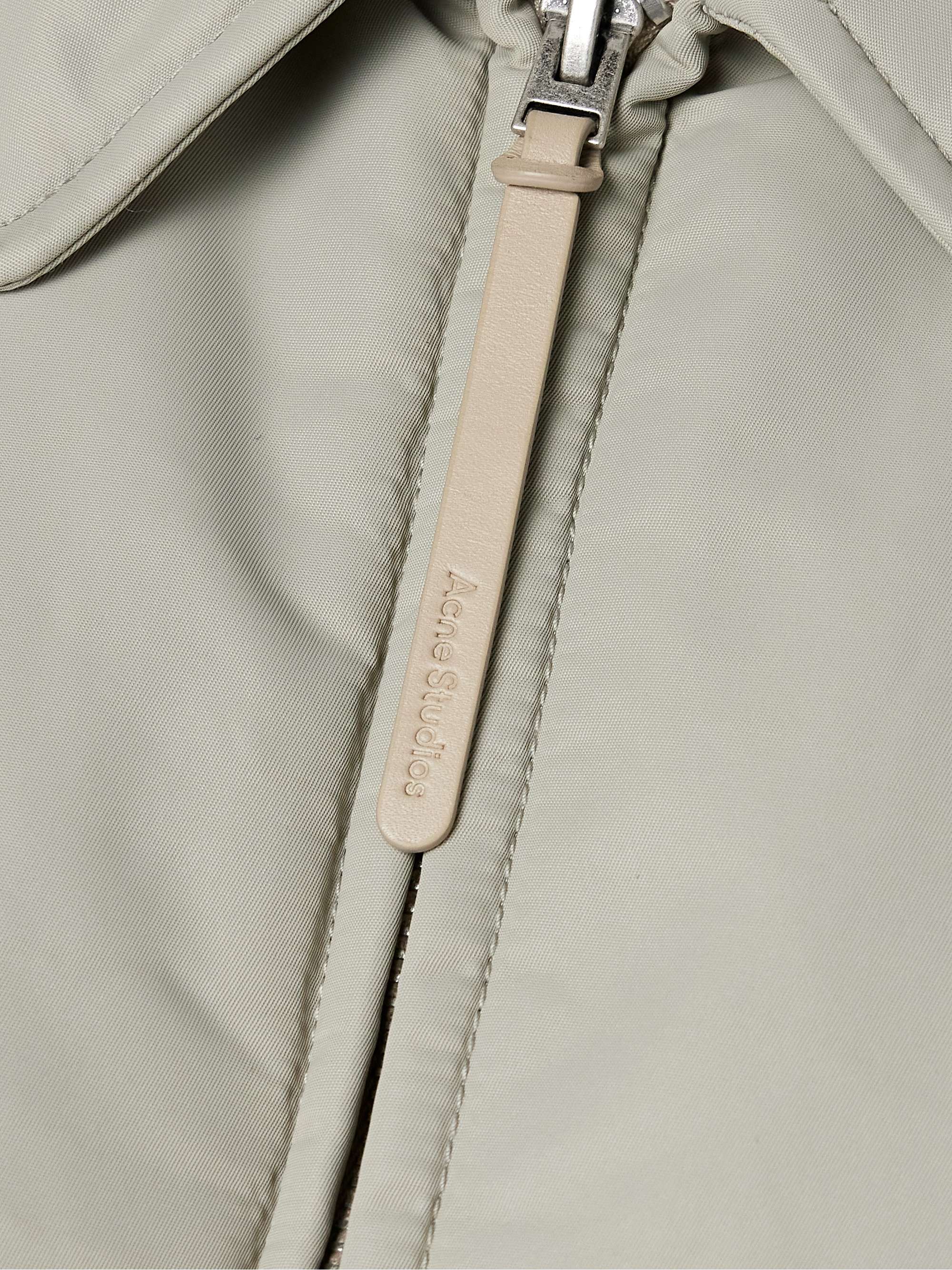 Ruched padded shell bomber jacket view