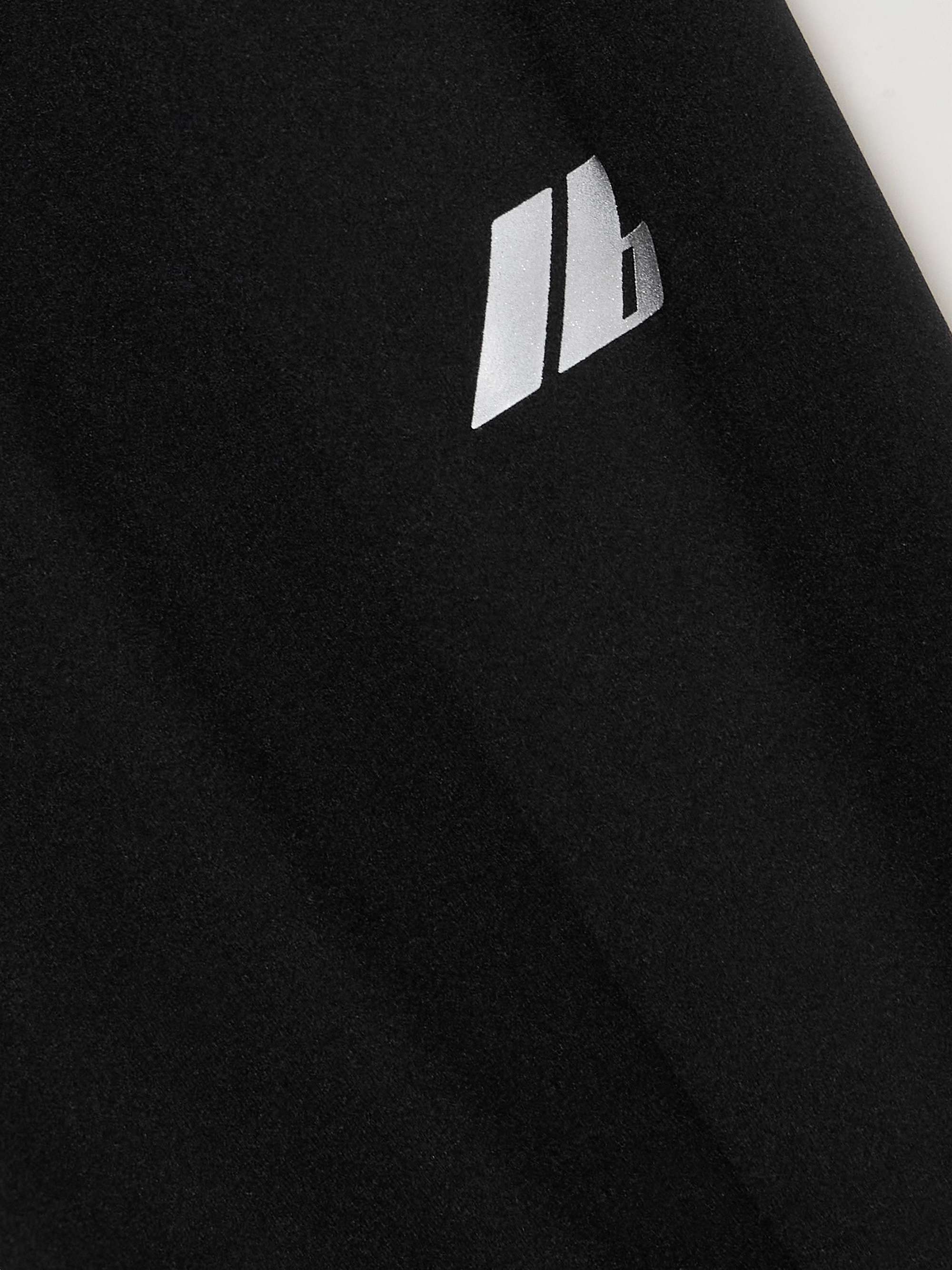 Logo-printed stretch-jersey leggings view