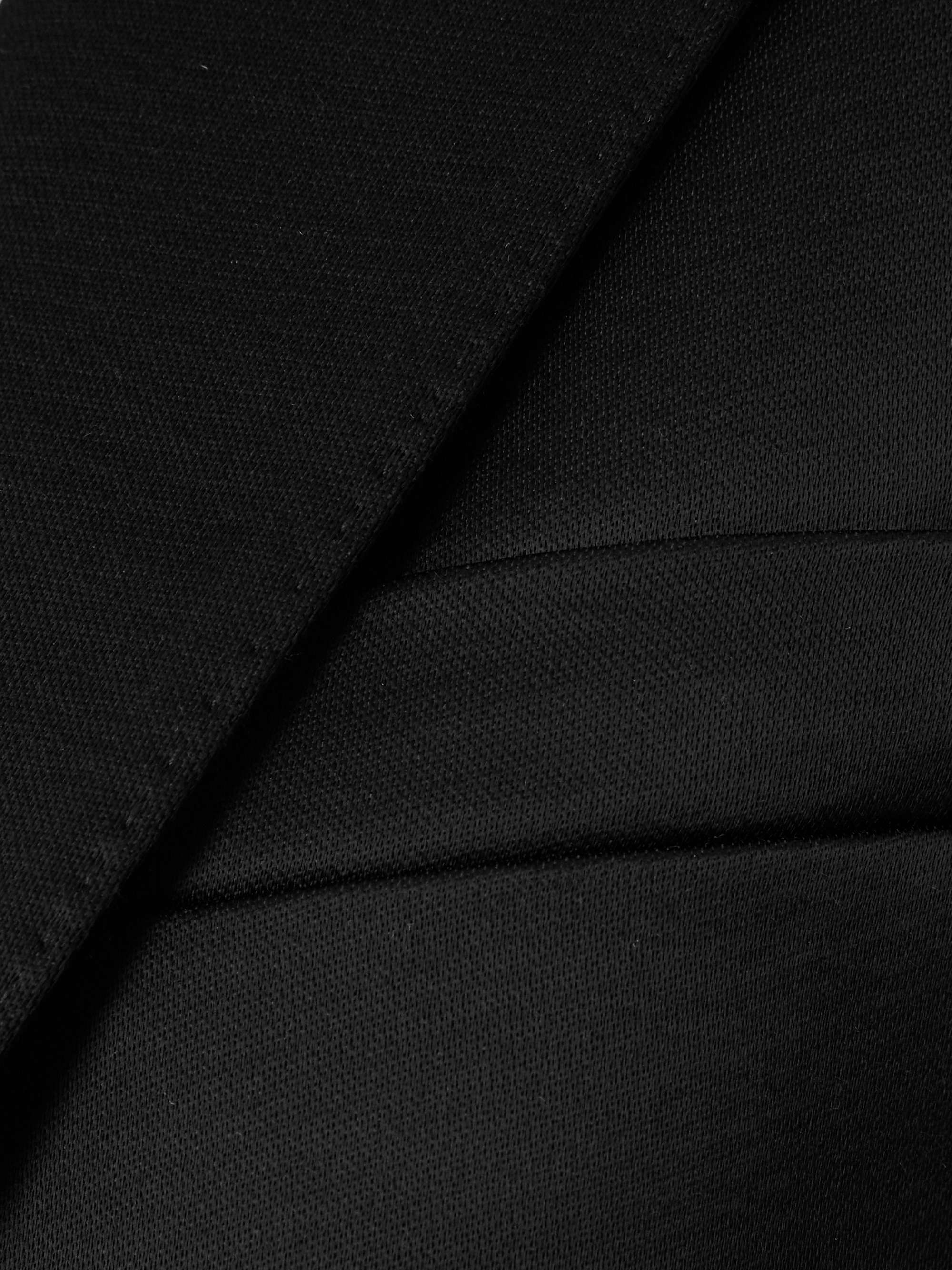 Cotton-blend satin blazer view